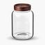 Bergner Acadia Borosilicate Glass Jar - 1.9 L-household-kitchen-foodstorage-spiceracksandjars-image-1