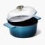 Bergner Excalibur Cast Iron Enamel Non-Stick Casserole with Glass Lid - 2.3 L-household-kitchen-cookware-potsandpans-image-1