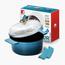 Bergner Excalibur Cast Iron Enamel Non-Stick Casserole with Glass Lid - 2.3 L-household-kitchen-cookware-potsandpans-image-2