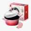Bergner Excalibur Cast Iron Enamel Non-Stick Casserole with Glass Lid - 4 L-household-kitchen-cookware-potsandpans-image-2