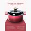 Bergner Excalibur Cast Iron Enamel Non-Stick Casserole with Glass Lid - 4 L-household-kitchen-cookware-potsandpans-image-7