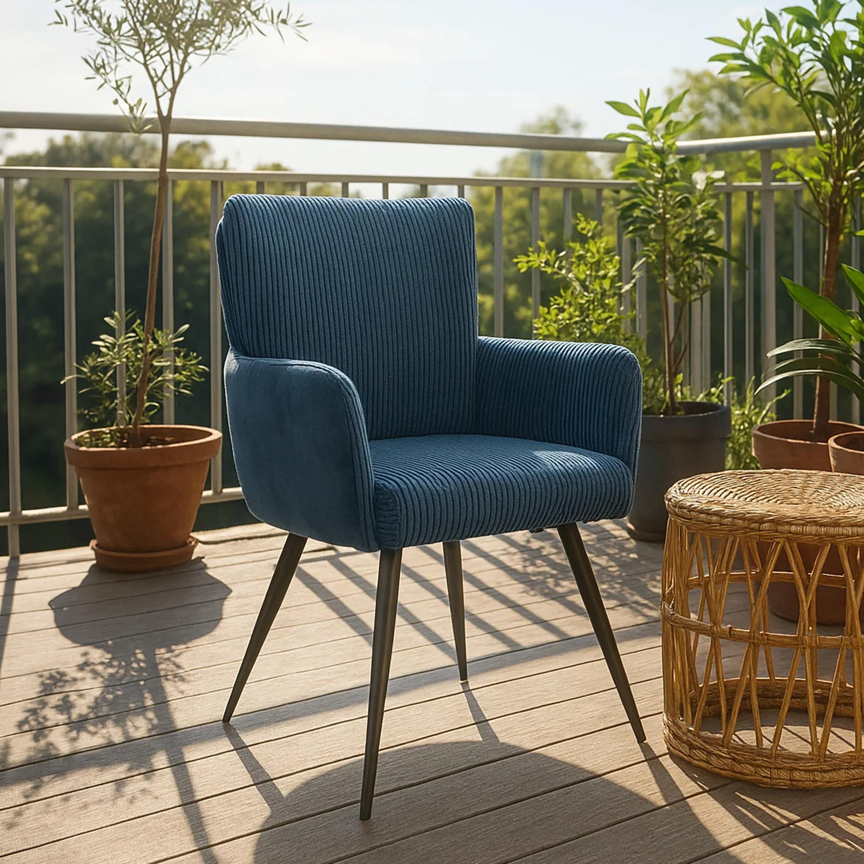 Maria Homes Padded Arm Chair-furniture-sofaandseating-armchairs-image-2