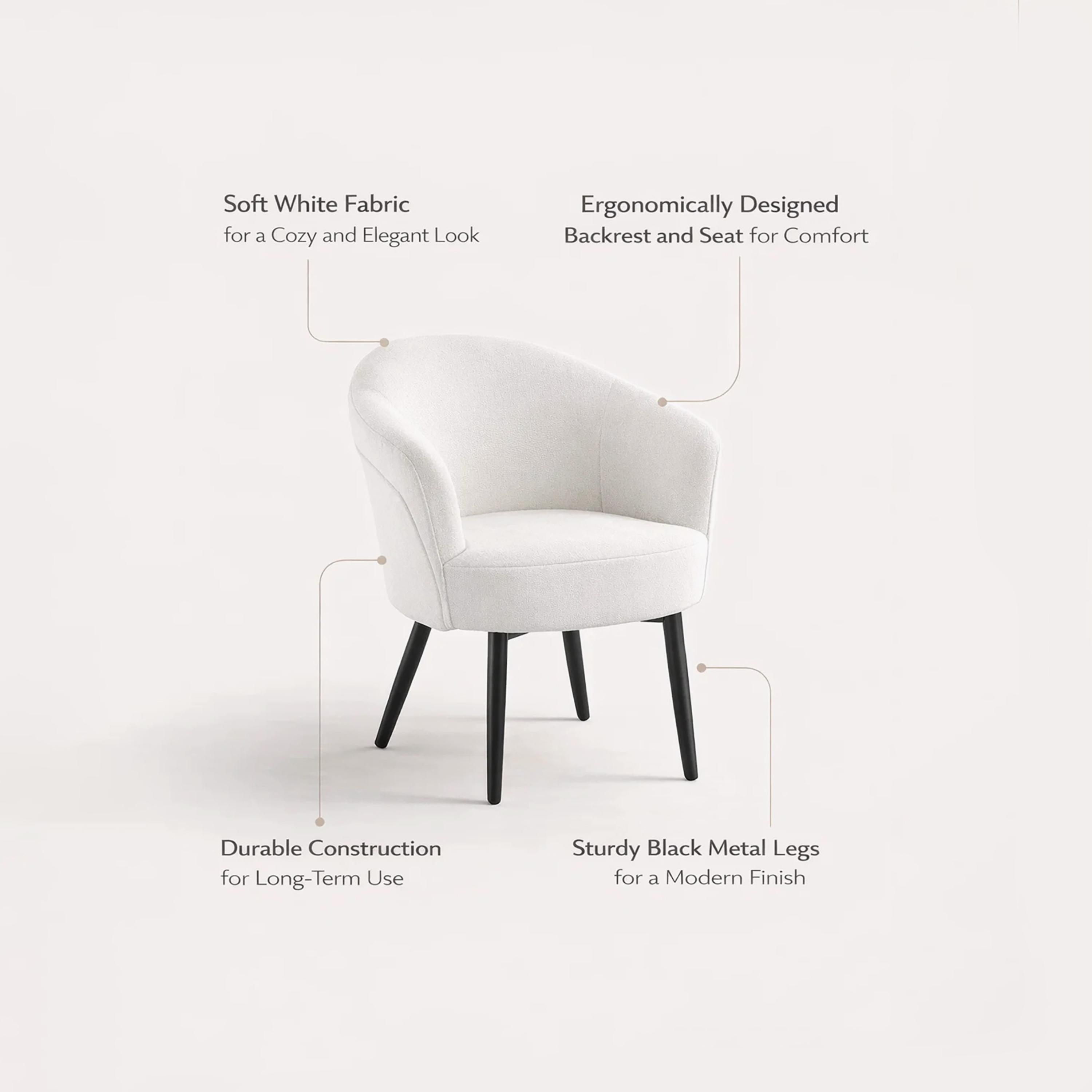 Maria Homes Curved Arm Chair-furniture-sofaandseating-armchairs-image-5