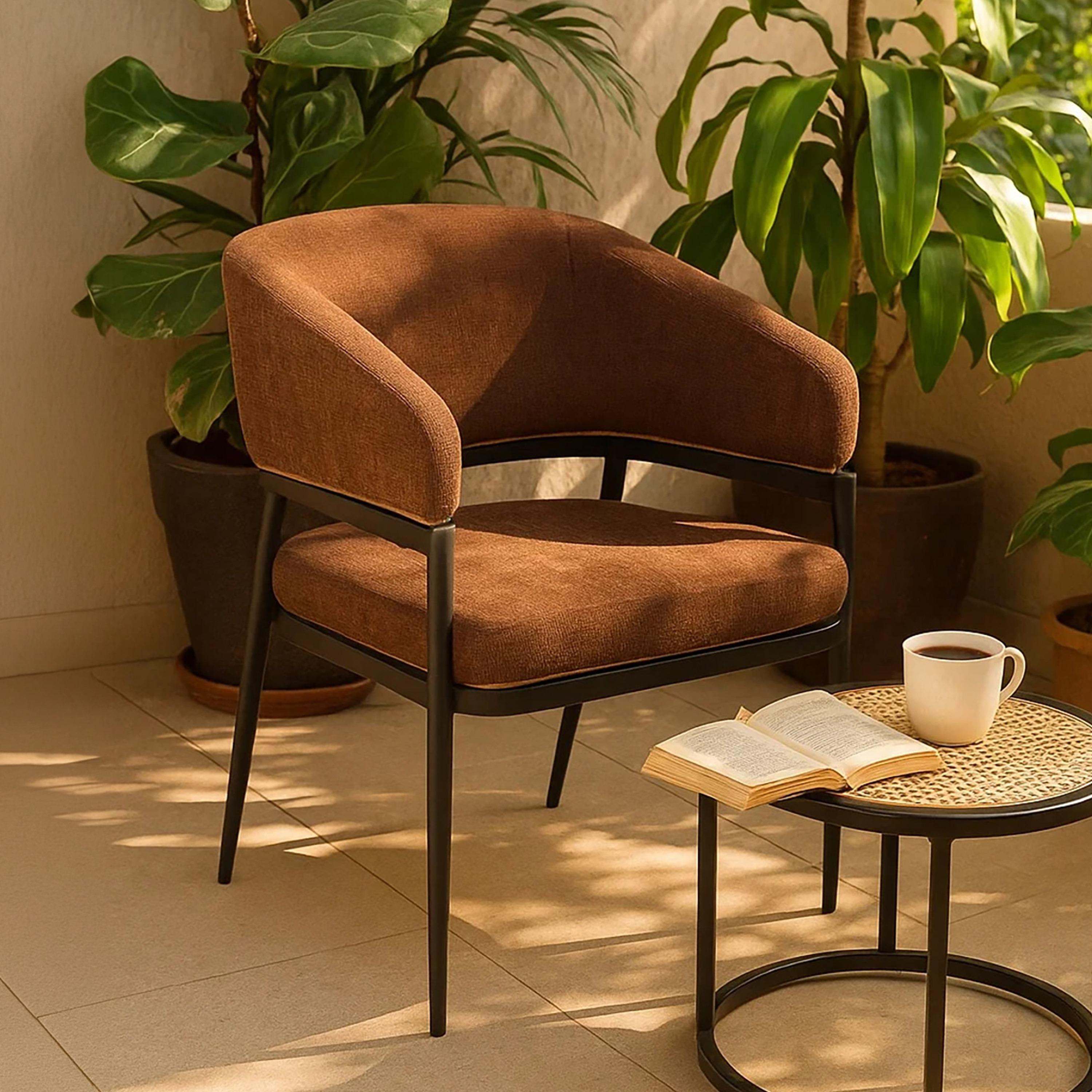 Maria Homes Padded Arm Chair-furniture-sofaandseating-armchairs-image-1