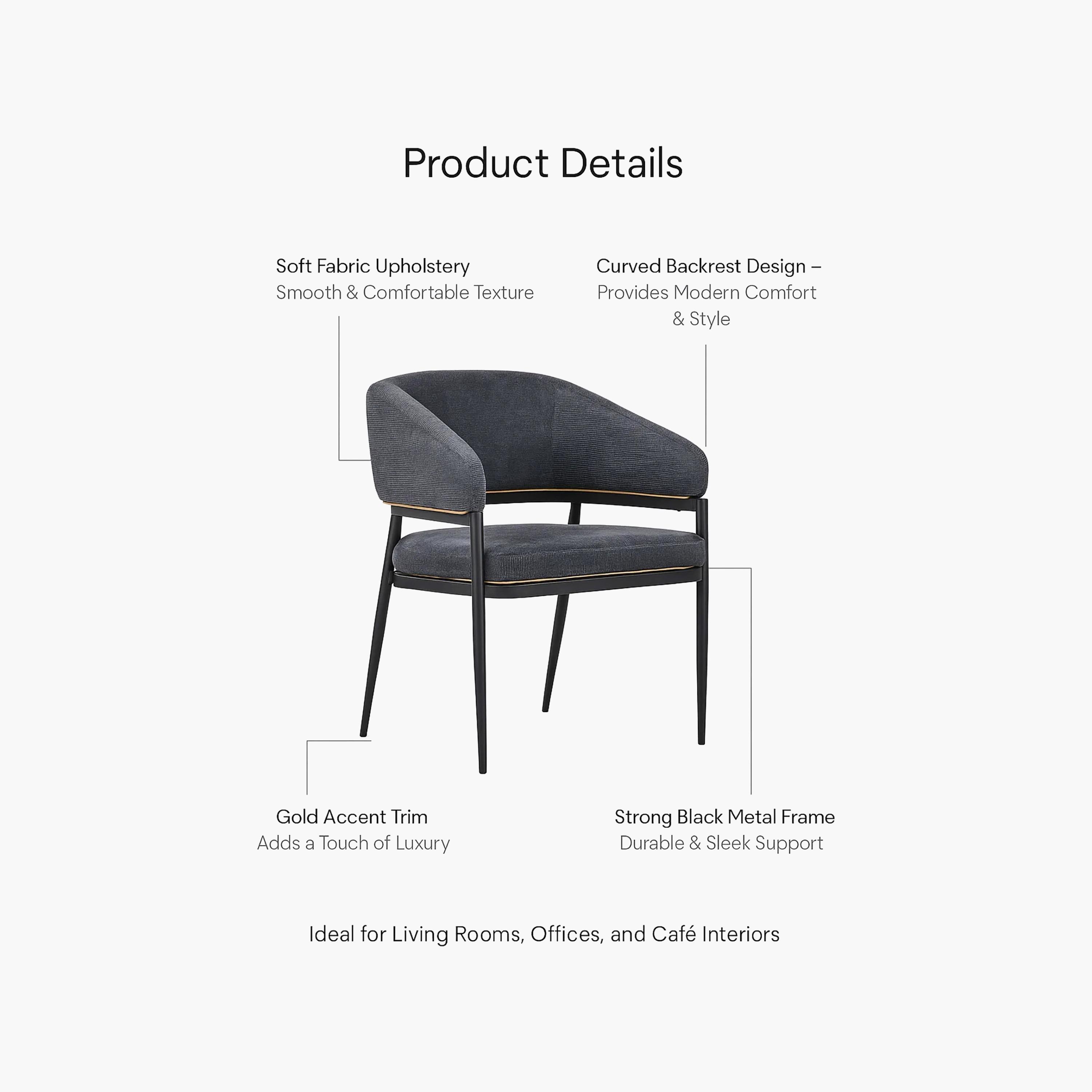 Maria Homes Padded Arm Chair-furniture-sofaandseating-armchairs-image-4