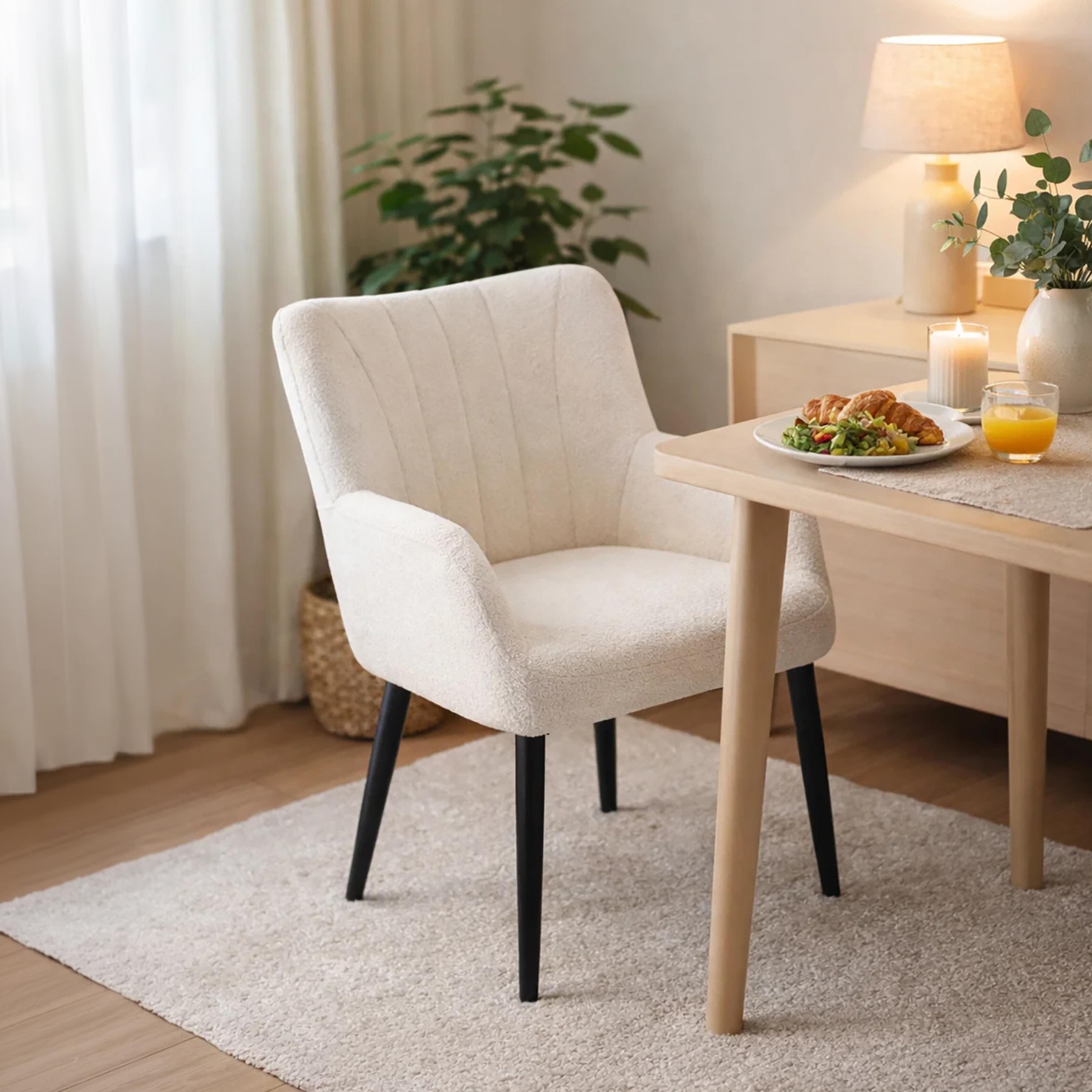 Maria Homes Padded Arm Chair-furniture-sofaandseating-armchairs-image-1