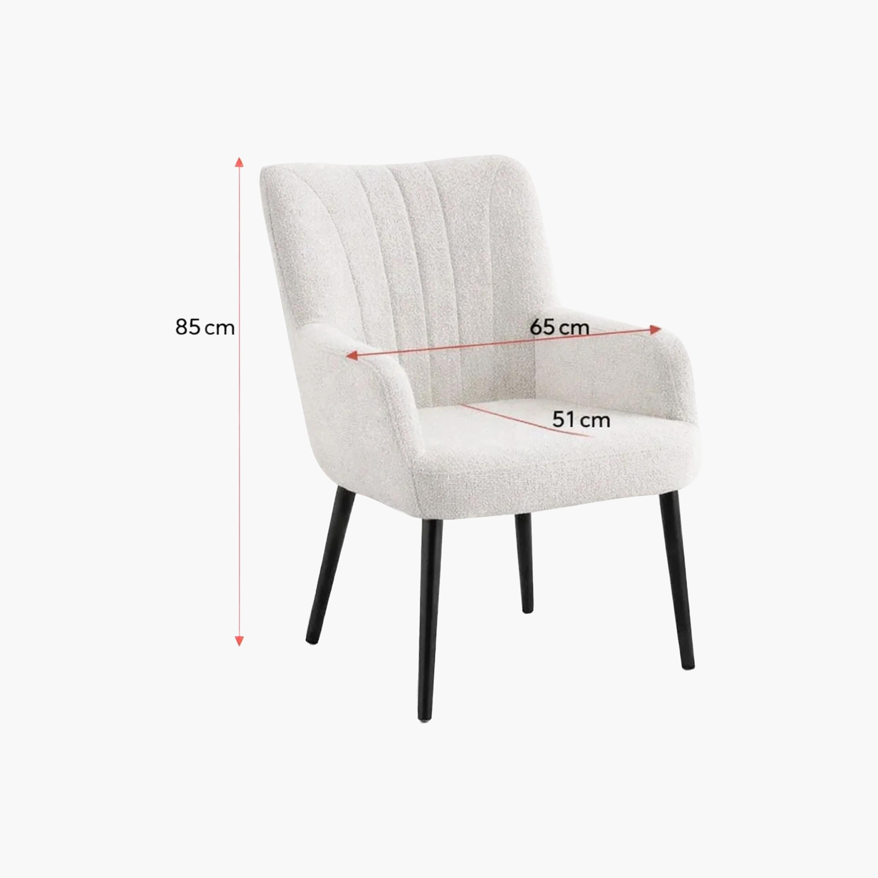 Maria Homes Padded Arm Chair-furniture-sofaandseating-armchairs-image-6