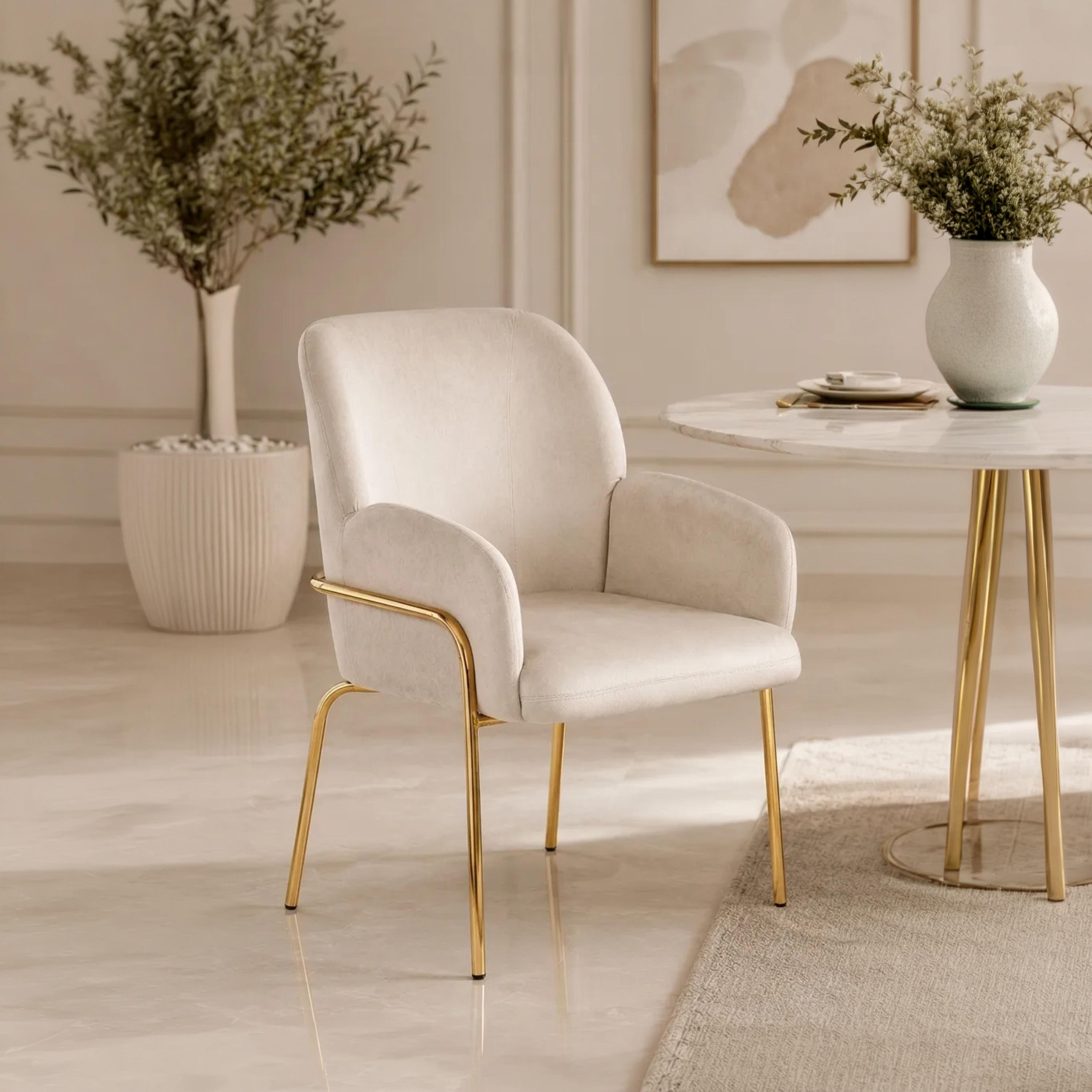 Maria Homes Padded Arm Chair-furniture-sofaandseating-armchairs-image-1