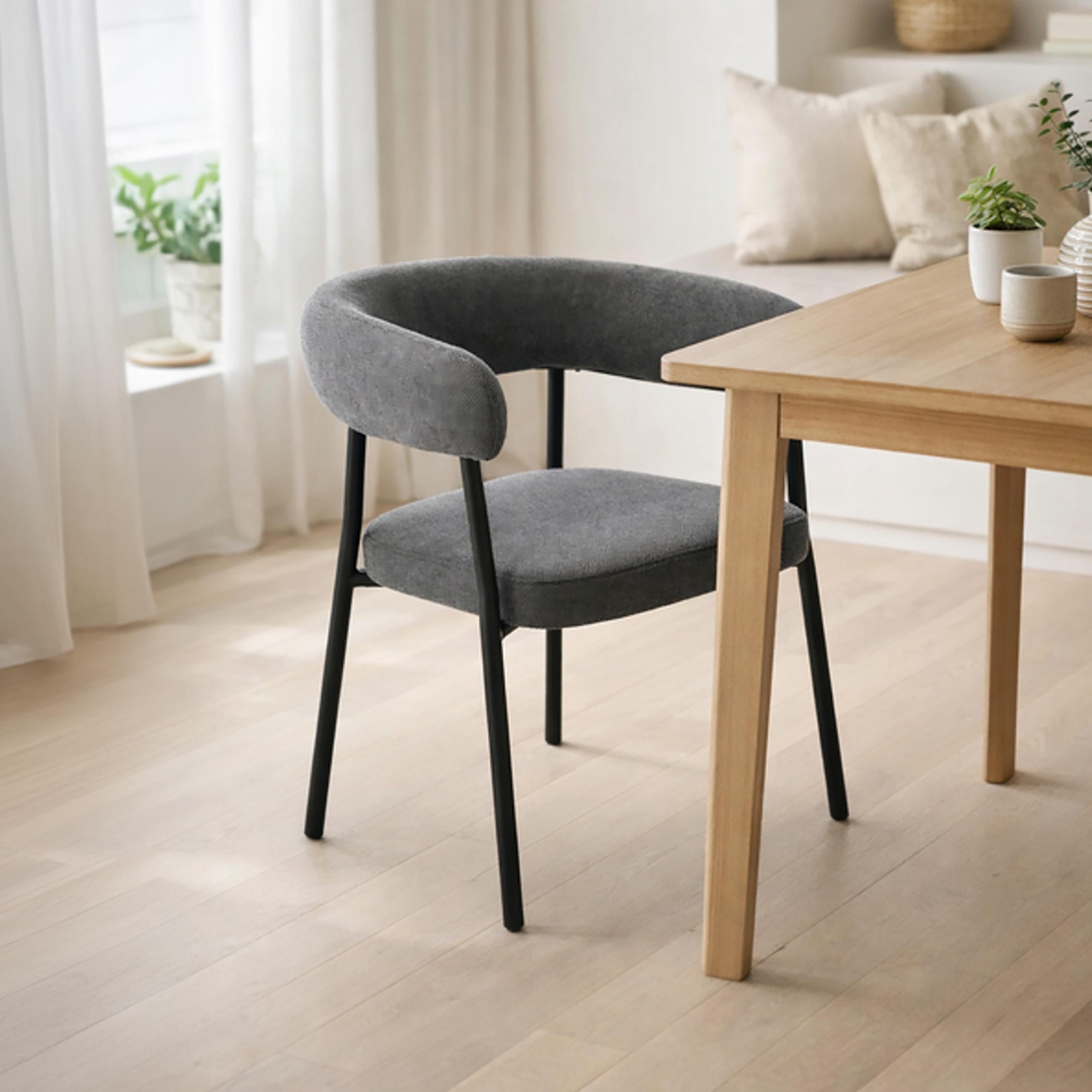 Maria Homes Curved Arm Chair-furniture-sofaandseating-armchairs-image-3