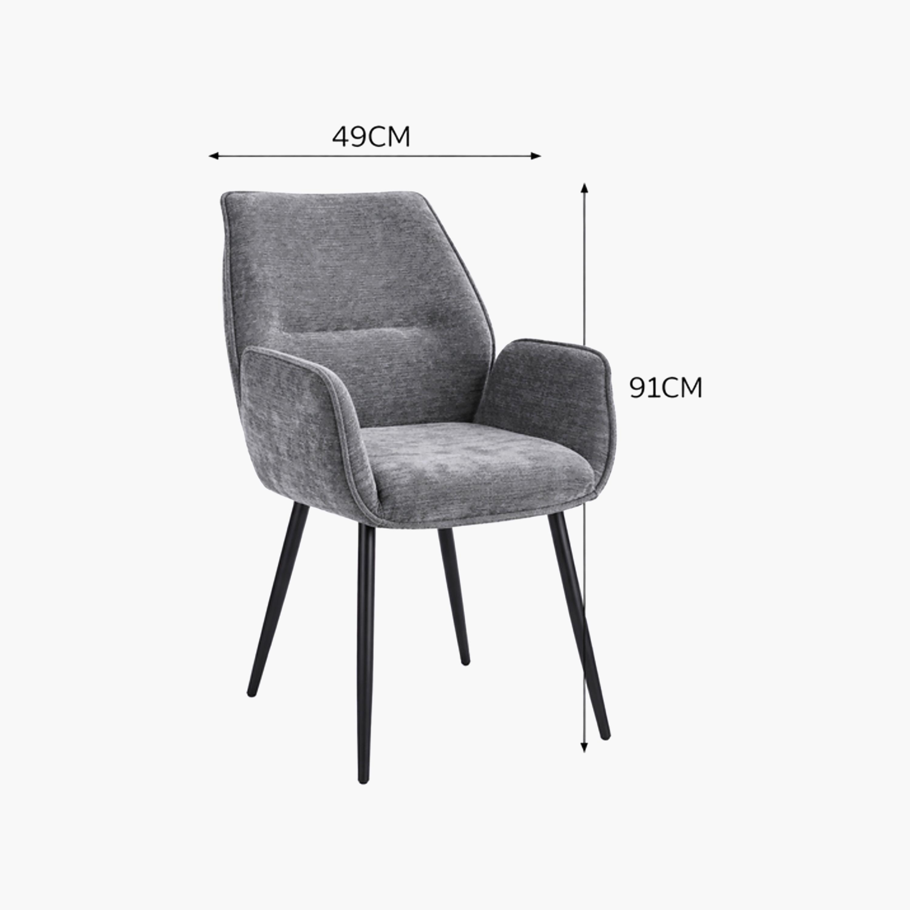 Maria Homes Padded Arm Chair-furniture-sofaandseating-armchairs-image-5