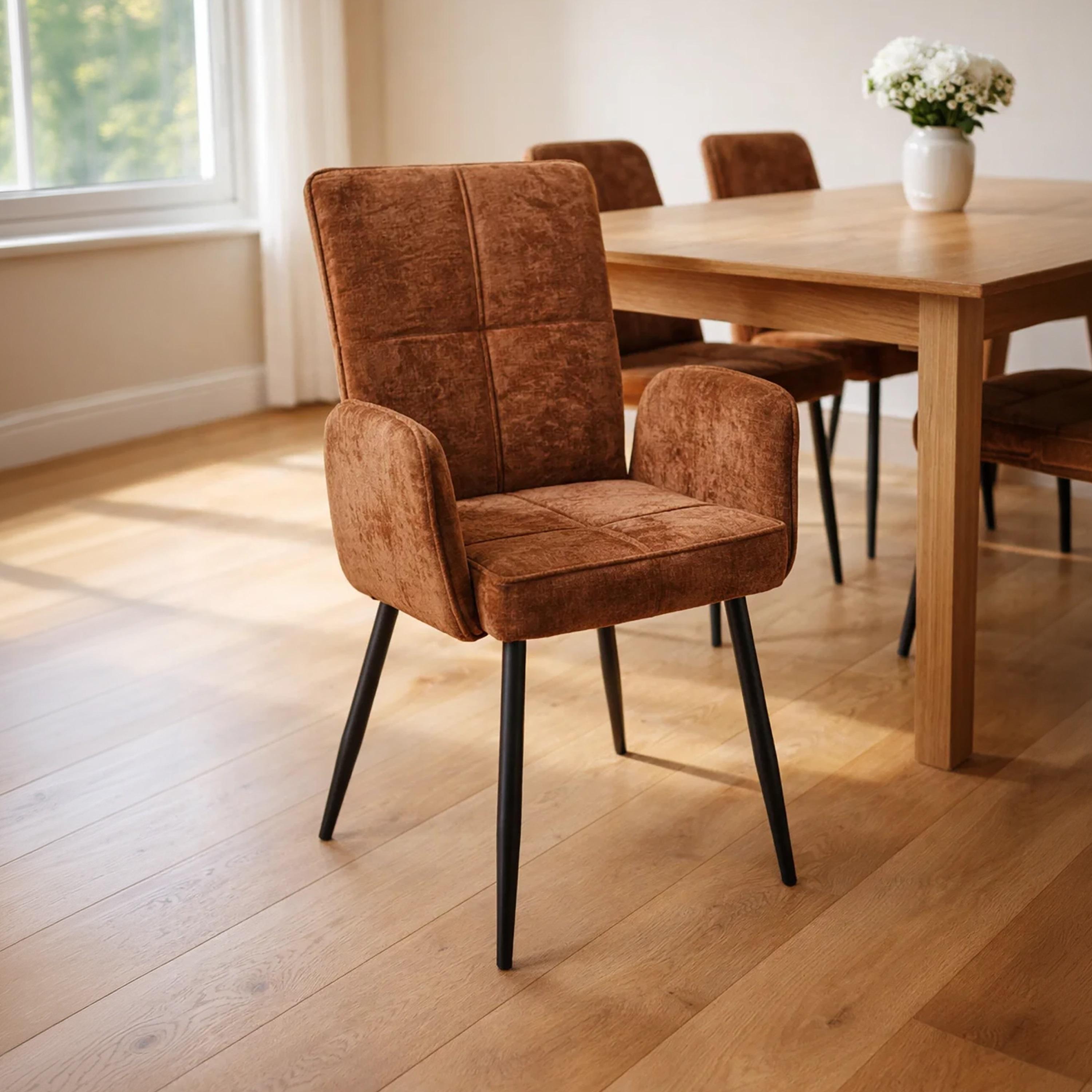 Maria Homes Padded Arm Chair-furniture-sofaandseating-armchairs-image-1