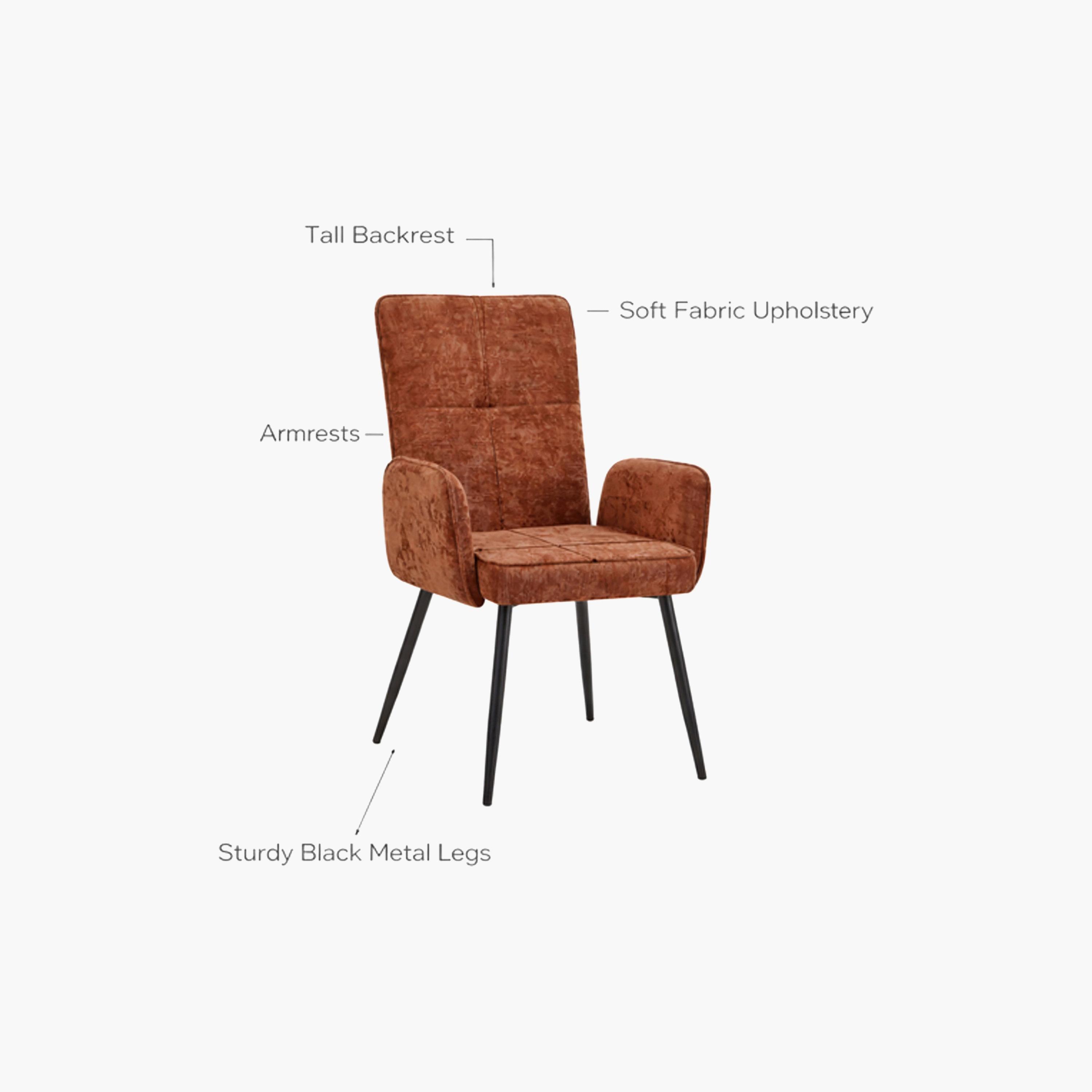Maria Homes Padded Arm Chair-furniture-sofaandseating-armchairs-image-4