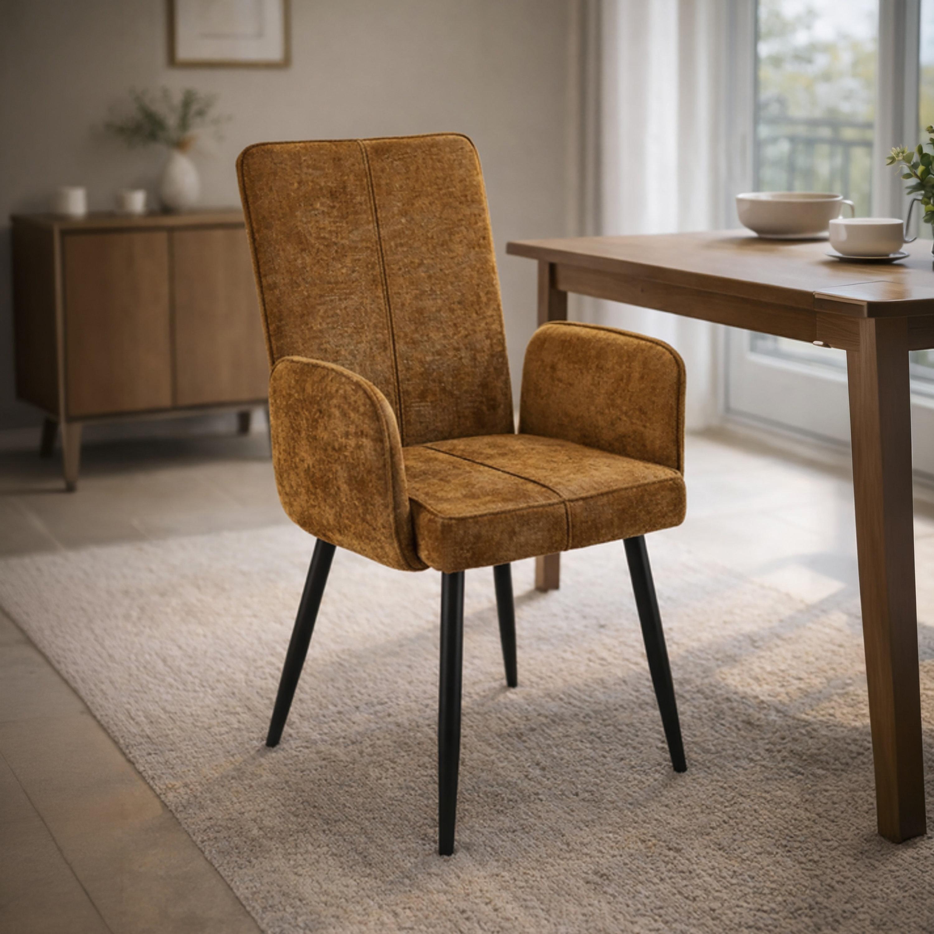 Maria Homes Padded Arm Chair-furniture-sofaandseating-armchairs-image-1