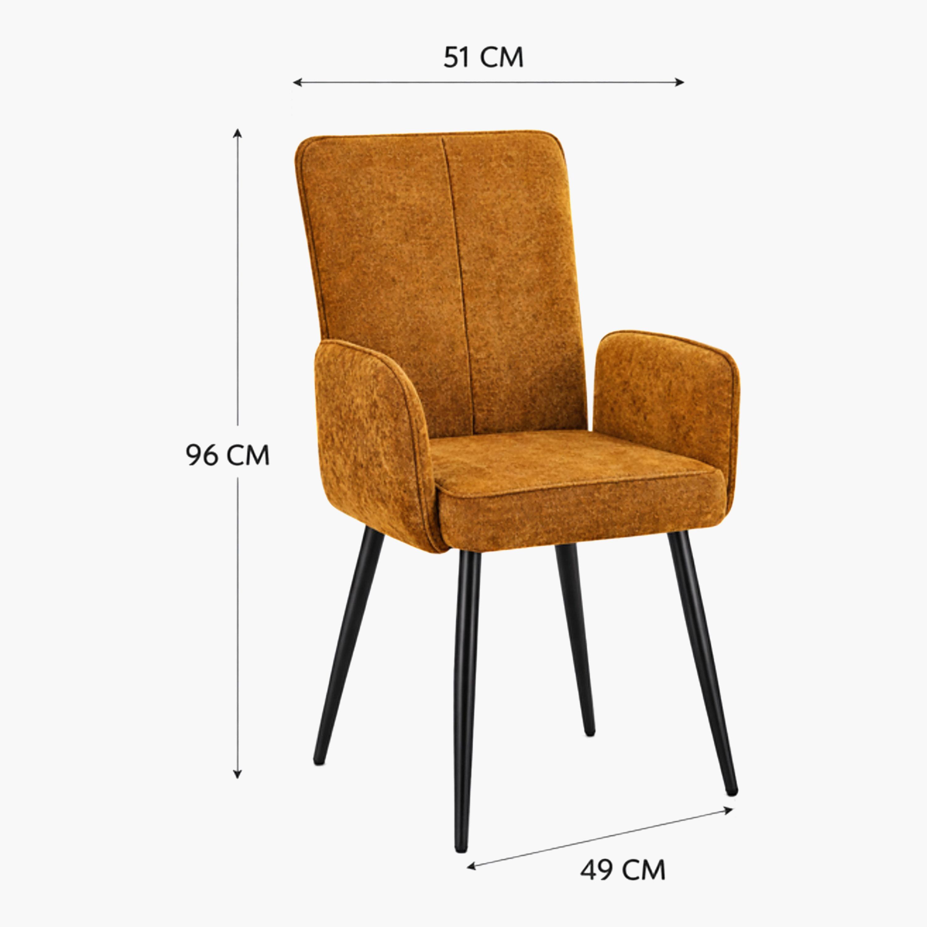 Maria Homes Padded Arm Chair-furniture-sofaandseating-armchairs-image-6