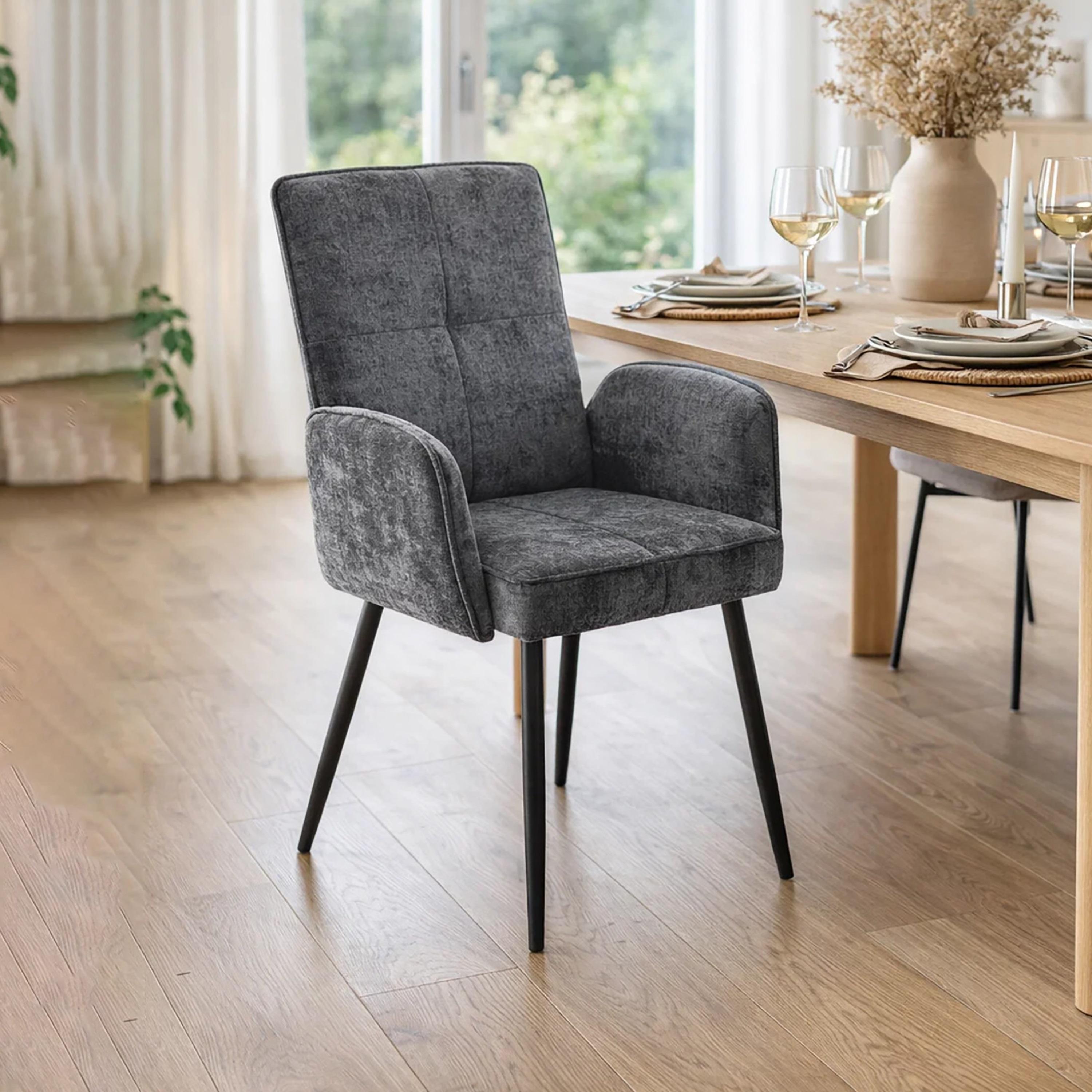 Maria Homes Padded Arm Chair-furniture-sofaandseating-armchairs-image-2