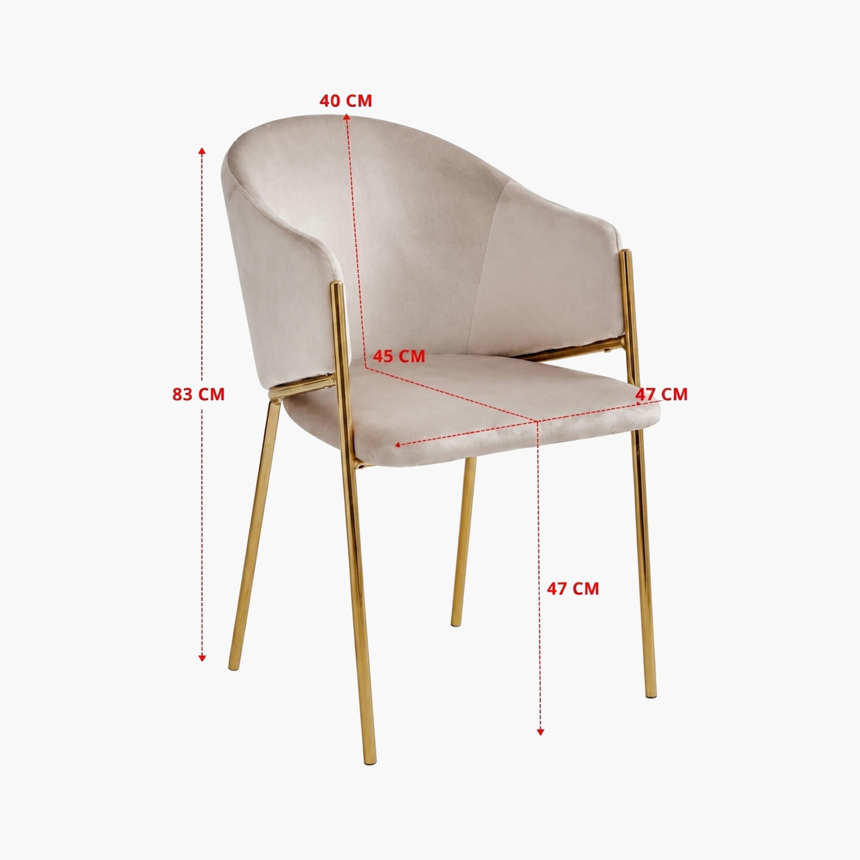 Maria Homes Curved Arm Chair-furniture-sofaandseating-armchairs-image-4