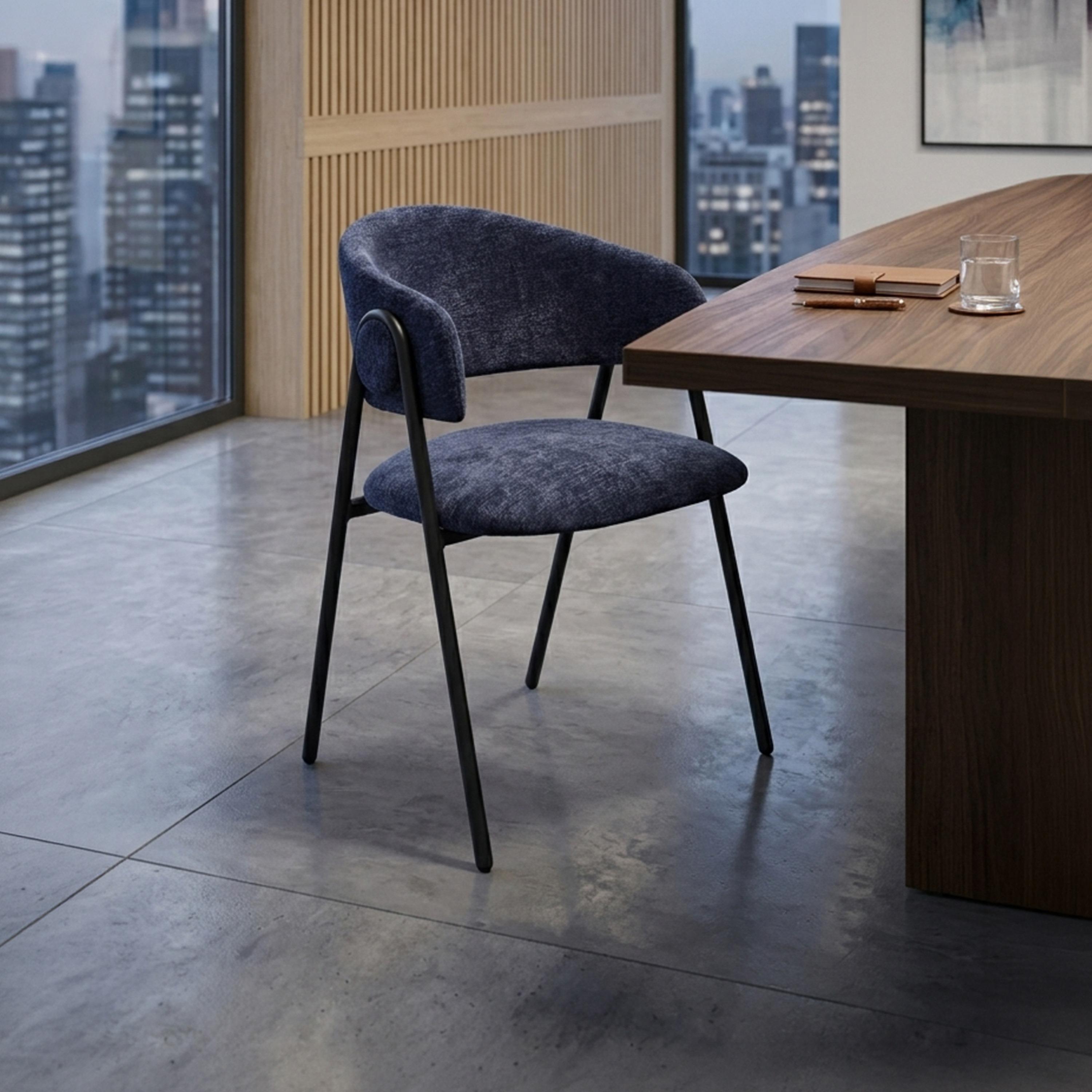 Maria Homes Curved Arm Chair-furniture-sofaandseating-armchairs-image-1