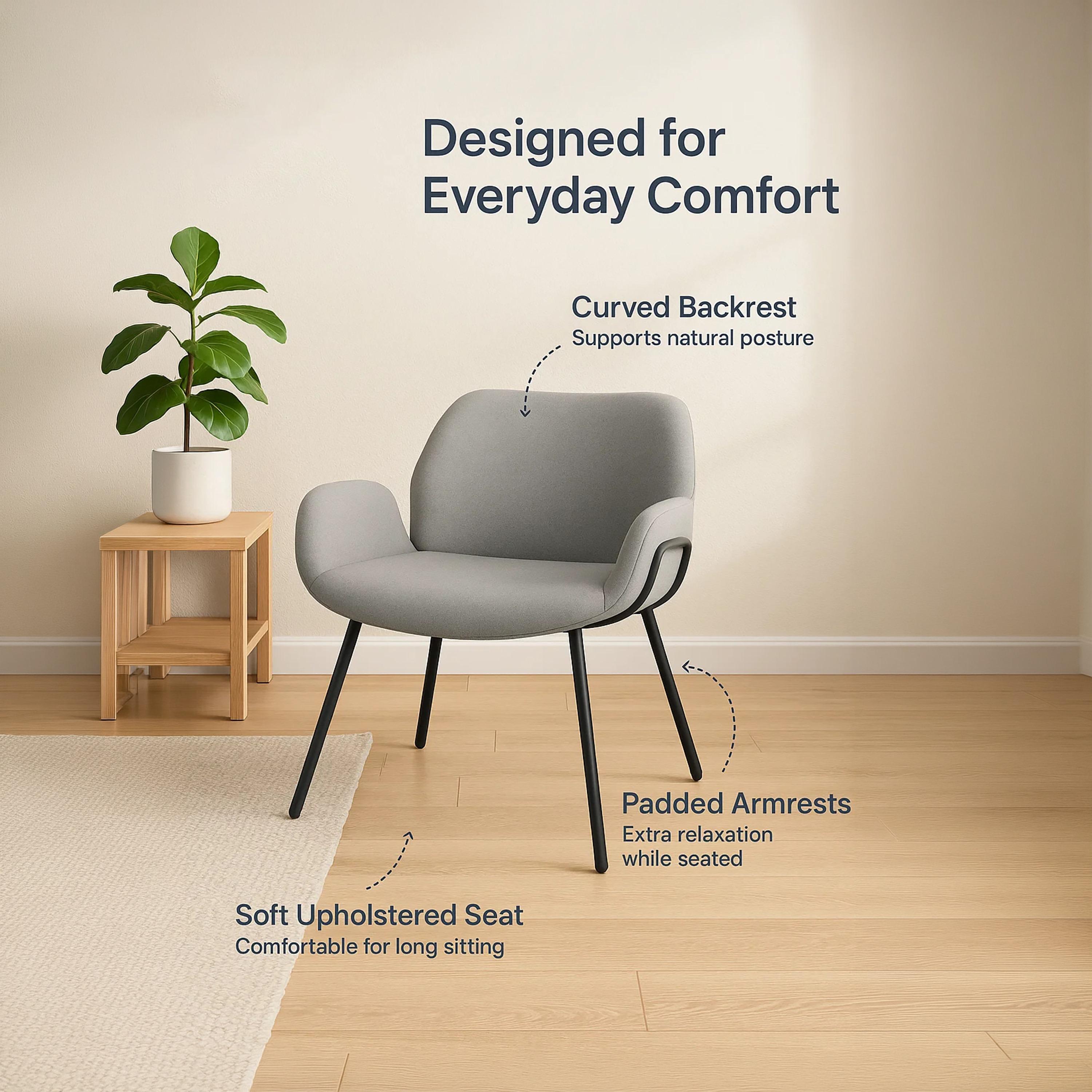 Maria Homes Padded Arm Chair-furniture-sofaandseating-armchairs-image-4