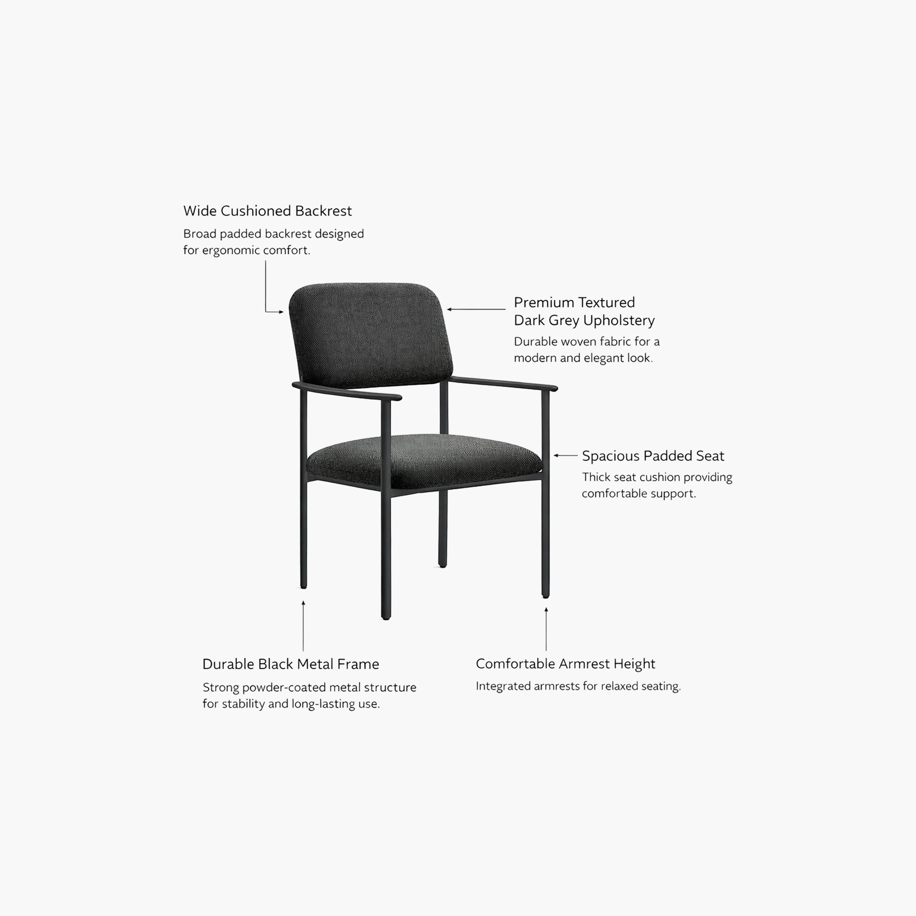 كرسي مستقيم الذراعين من ماريا هومز-furniture-sofaandseating-armchairs-image-4