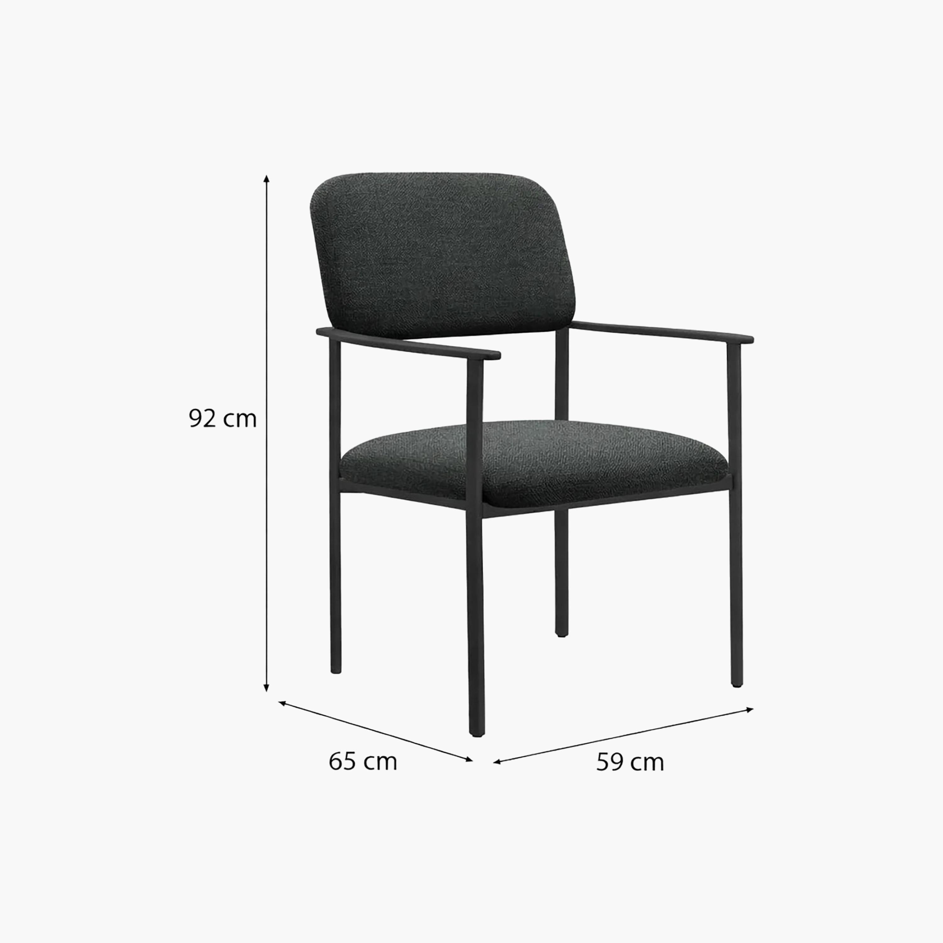 كرسي مستقيم الذراعين من ماريا هومز-furniture-sofaandseating-armchairs-image-6