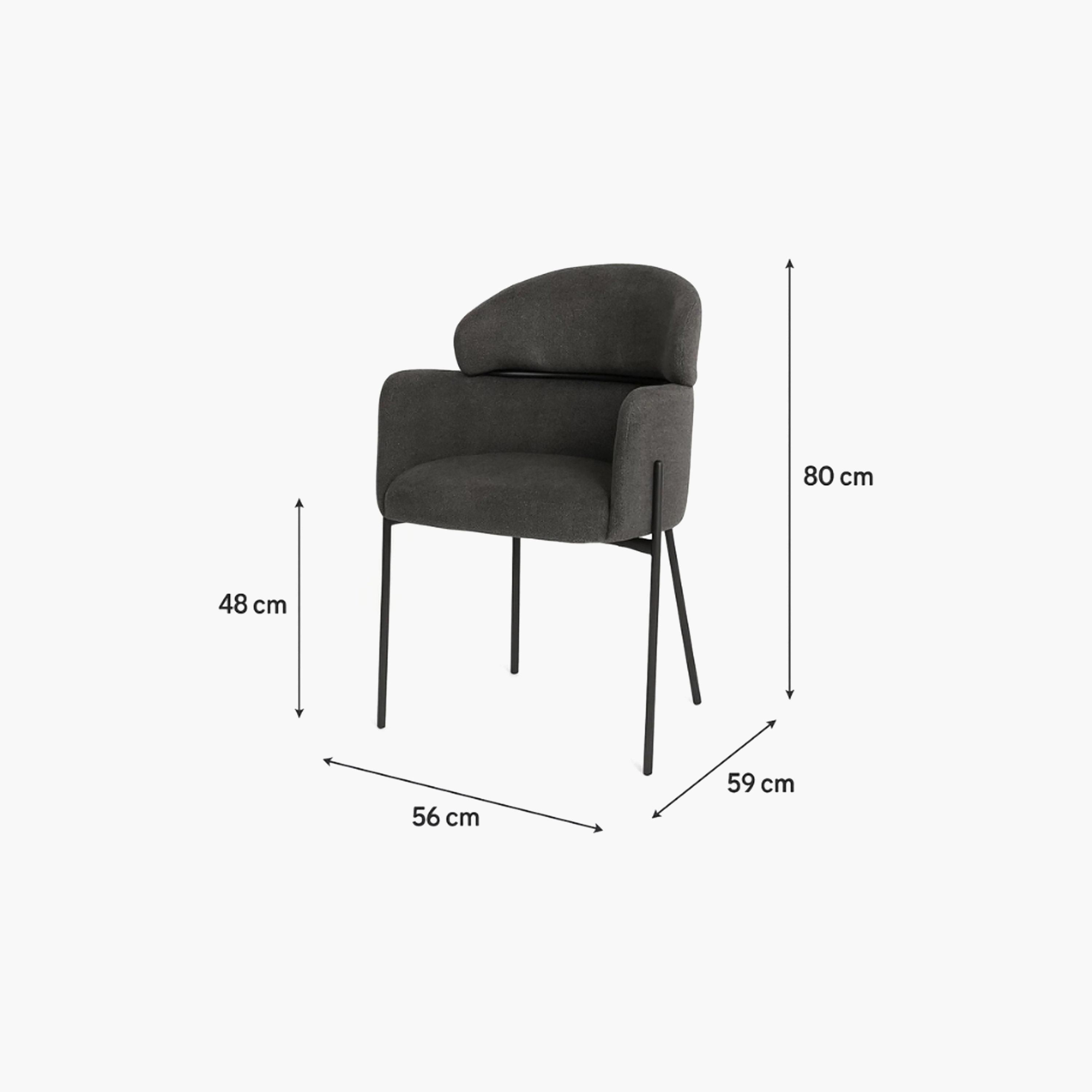 Maria Homes Padded Arm Chair-furniture-sofaandseating-armchairs-image-6