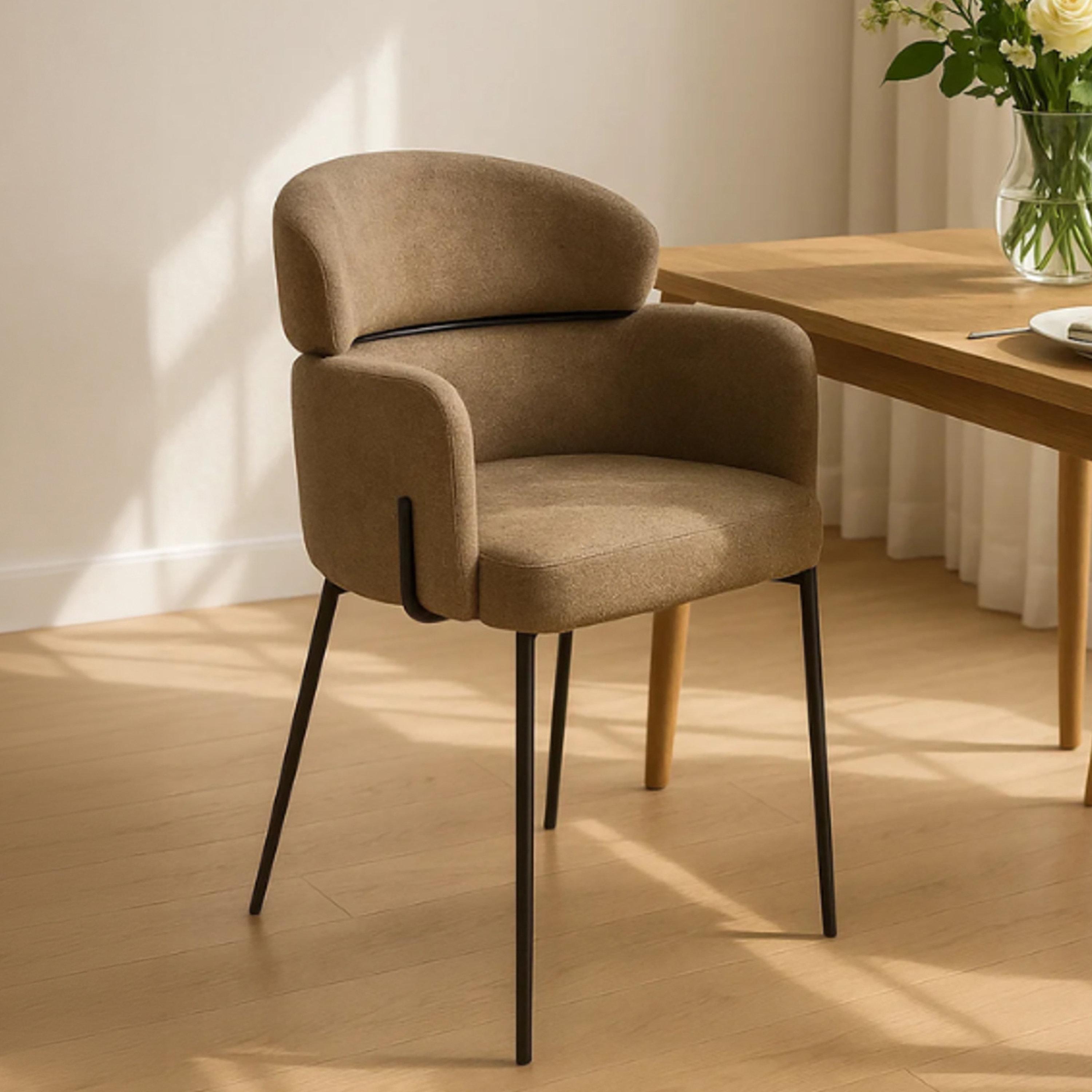 Maria Homes Padded Arm Chair-furniture-sofaandseating-armchairs-image-1