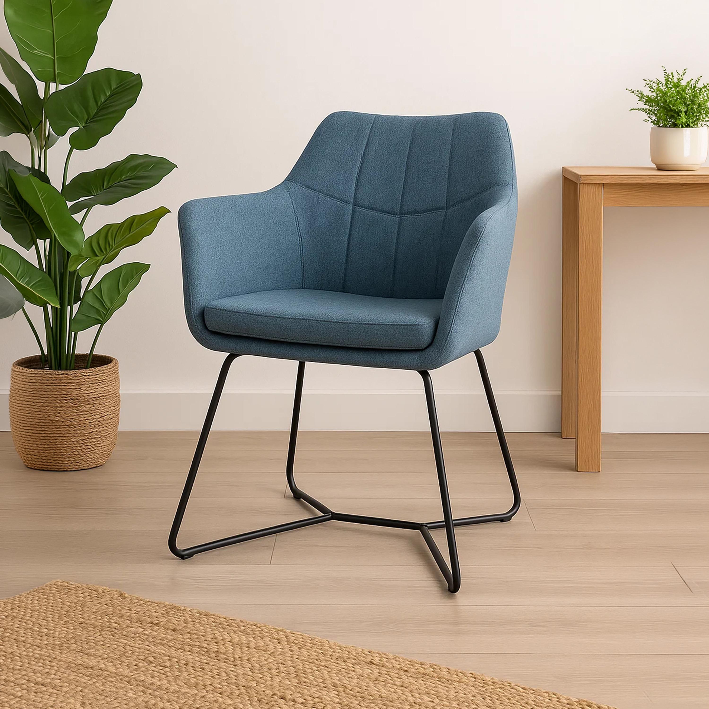 Maria Homes Padded Arm Chair-furniture-sofaandseating-armchairs-image-1