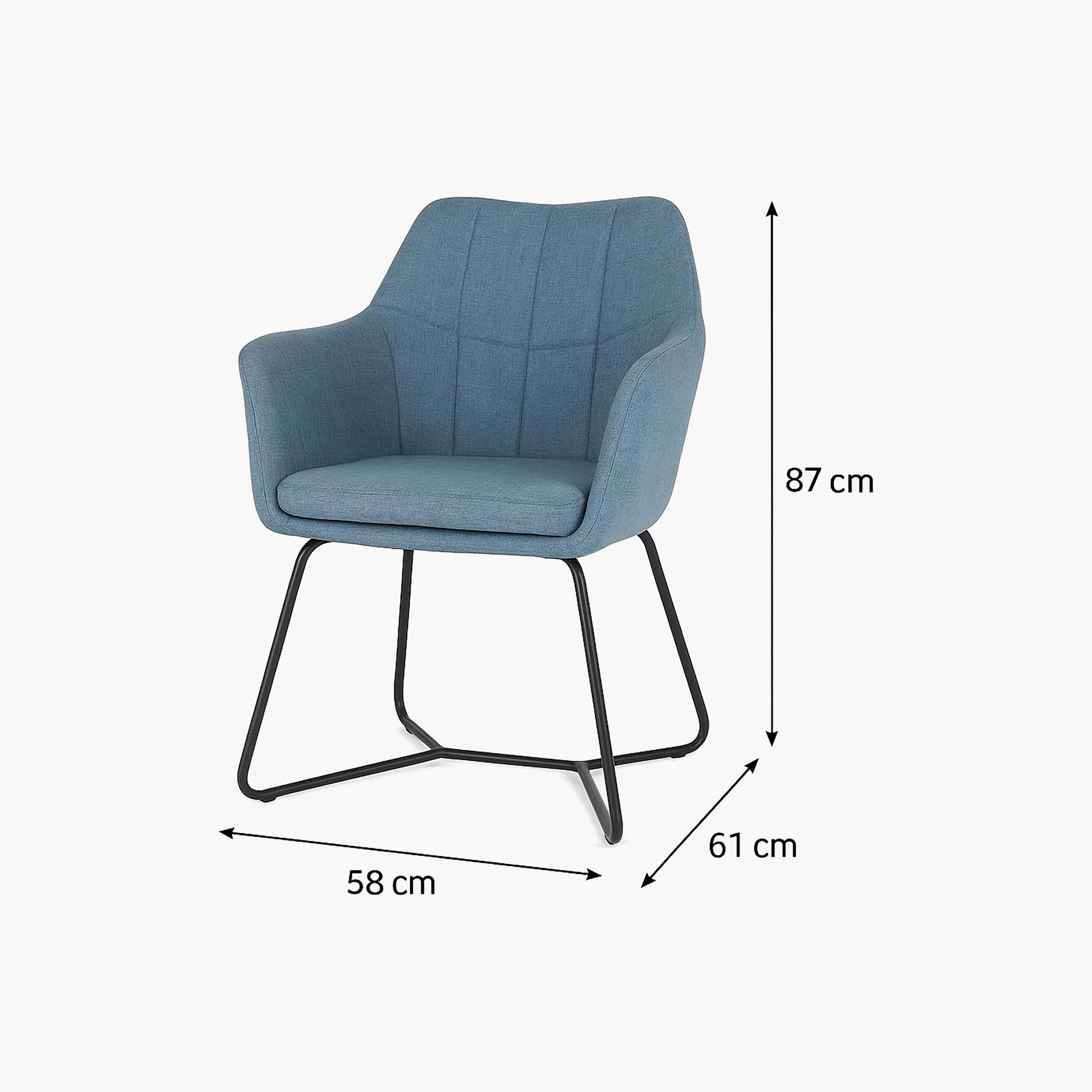 Maria Homes Padded Arm Chair-furniture-sofaandseating-armchairs-image-6