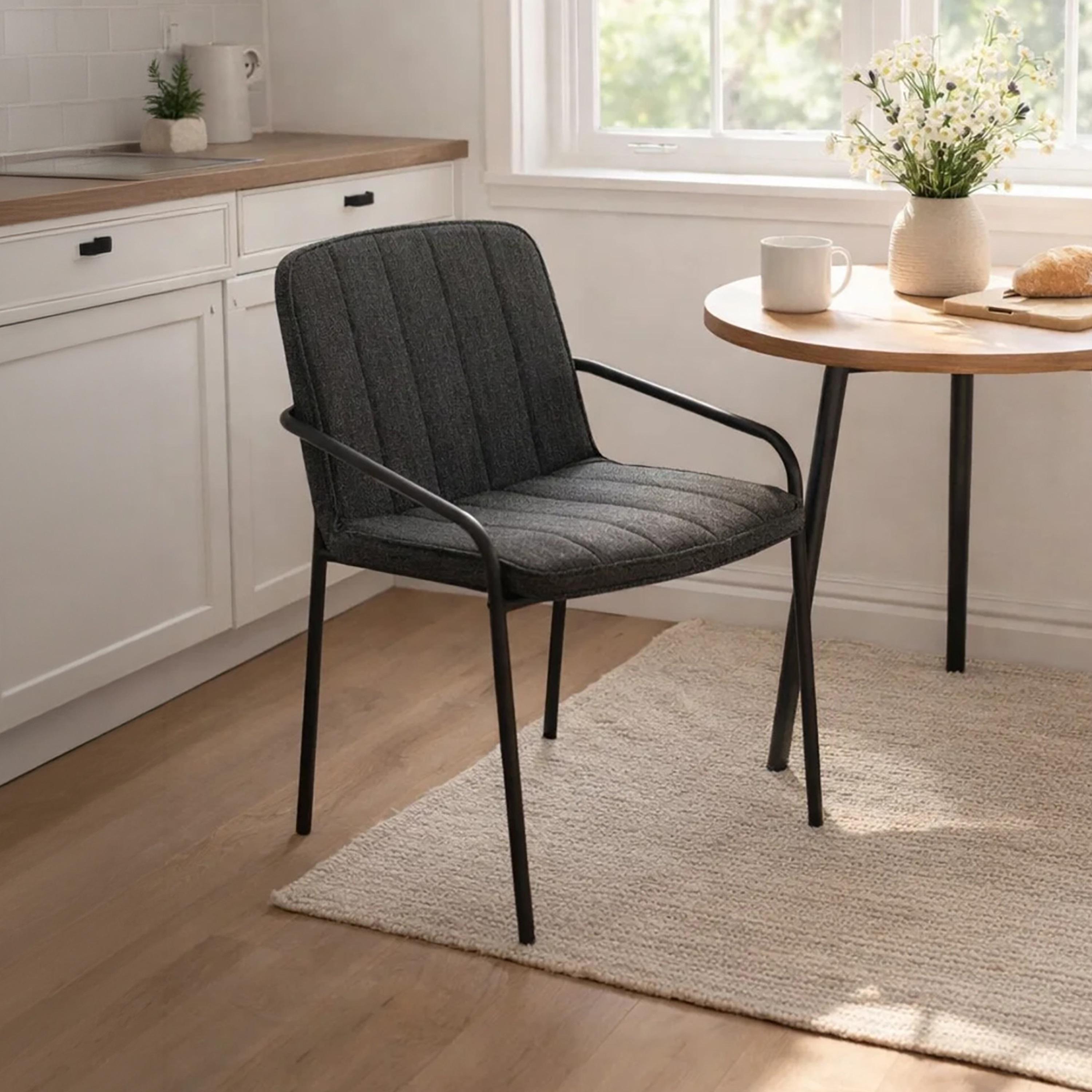Maria Homes Sloped Arm Chair-furniture-sofaandseating-armchairs-image-1