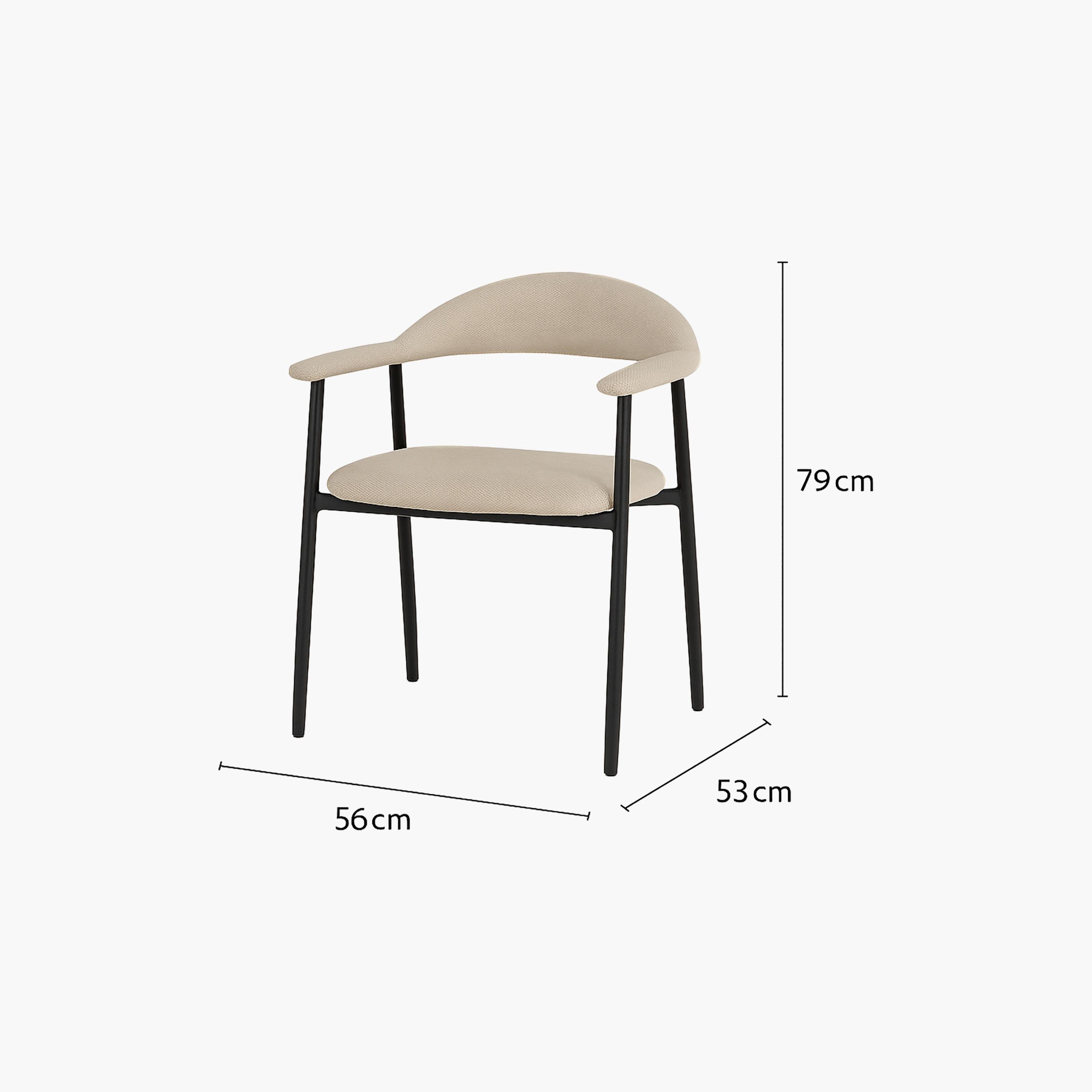 Maria Homes Padded Arm Chair-furniture-sofaandseating-armchairs-image-6