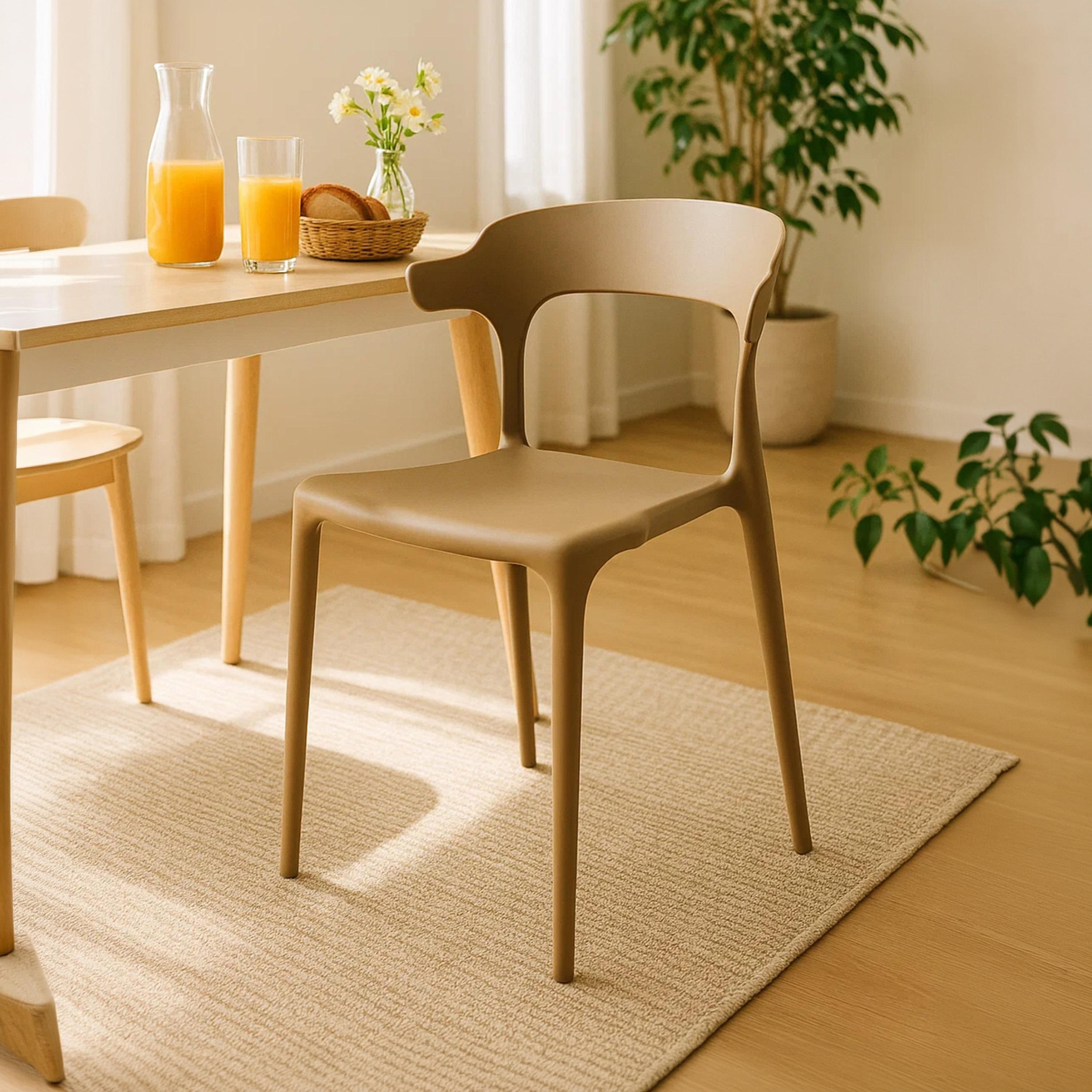 Maria Homes Curved Arm Chair-furniture-sofaandseating-armchairs-image-1