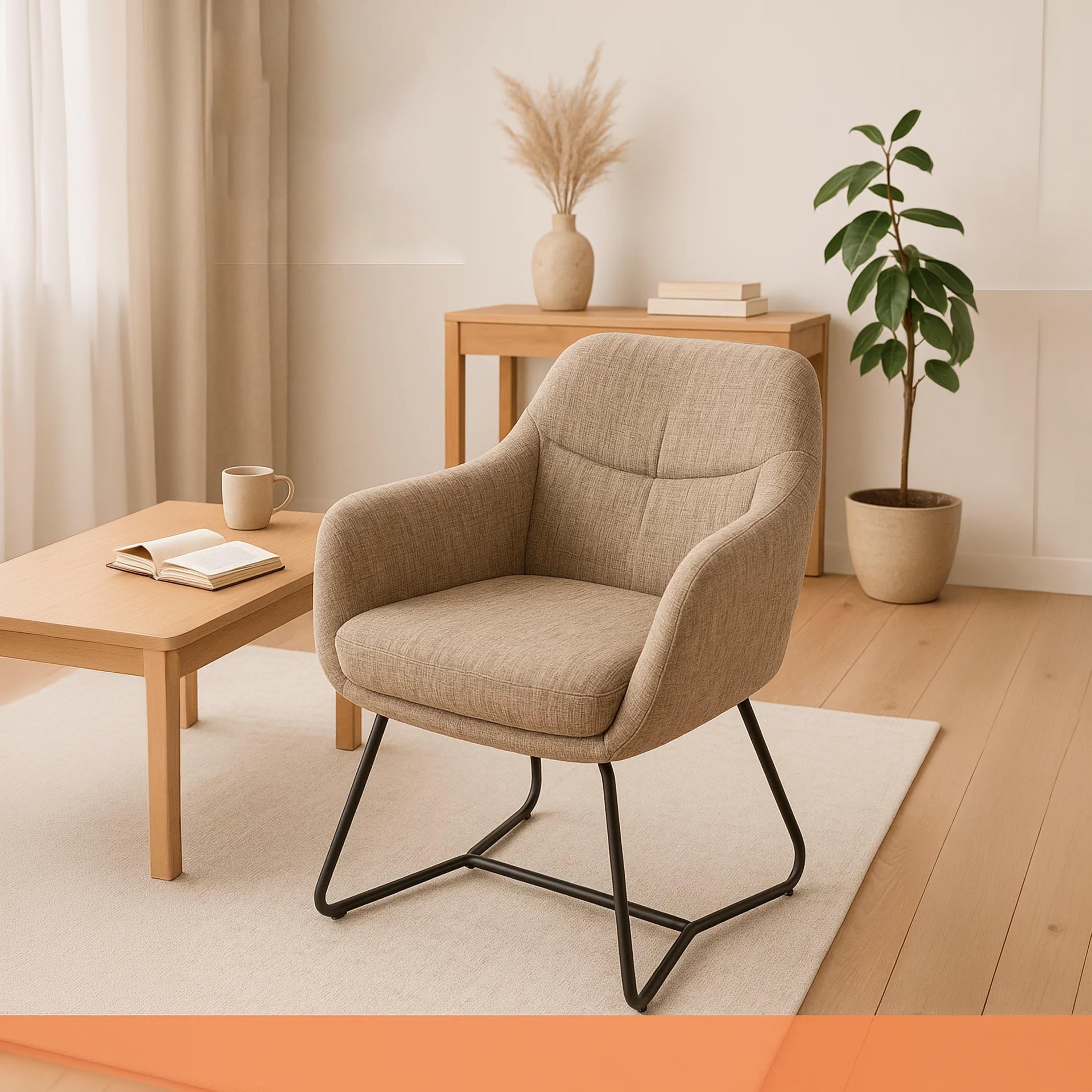 Maria Homes Padded Arm Chair-furniture-sofaandseating-armchairs-image-1