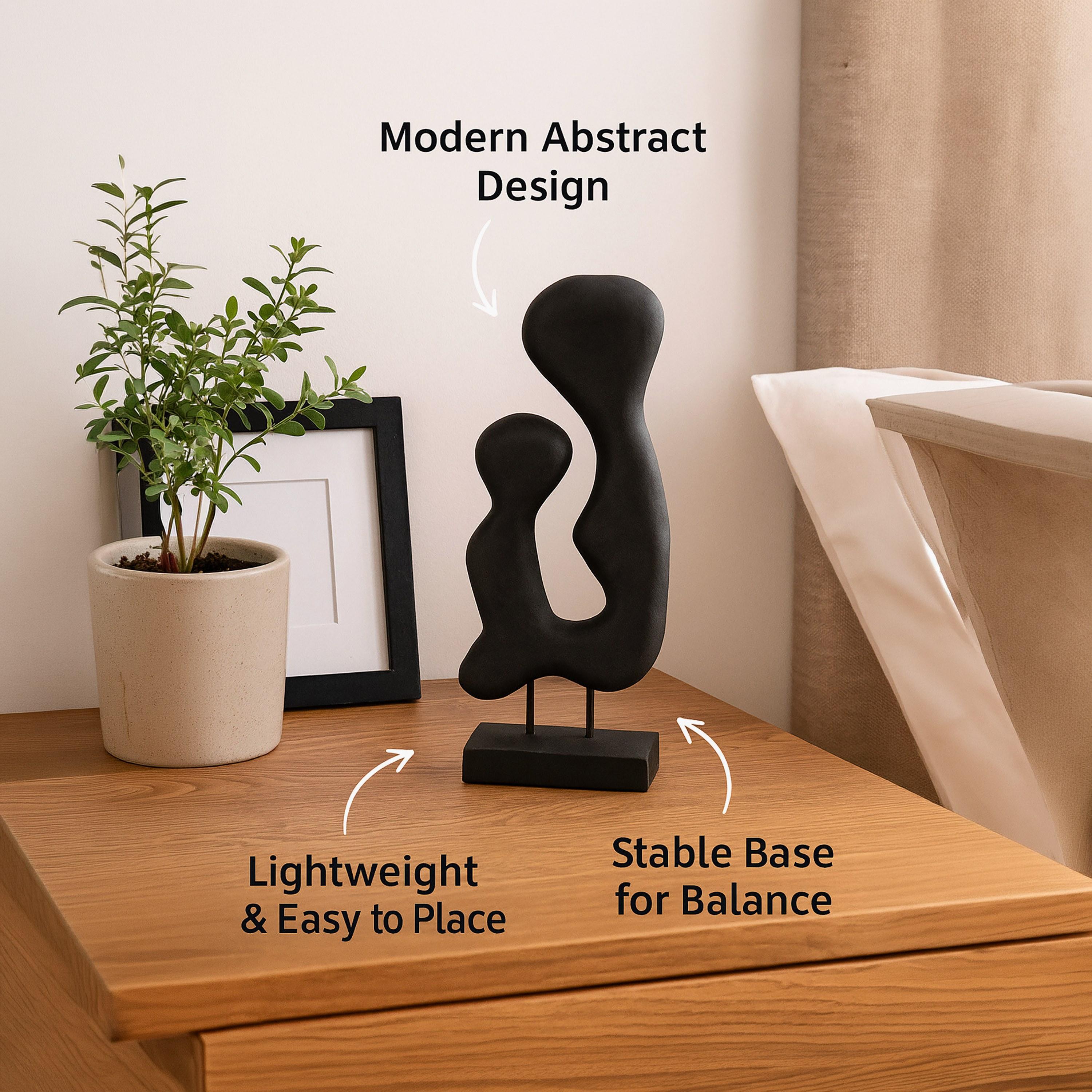 منحوتة تجريدية حرة التشكيل خشبية سوداء عصرية من ماريا هومز-household-decor-decorativeobjectsandsculptures-image-5