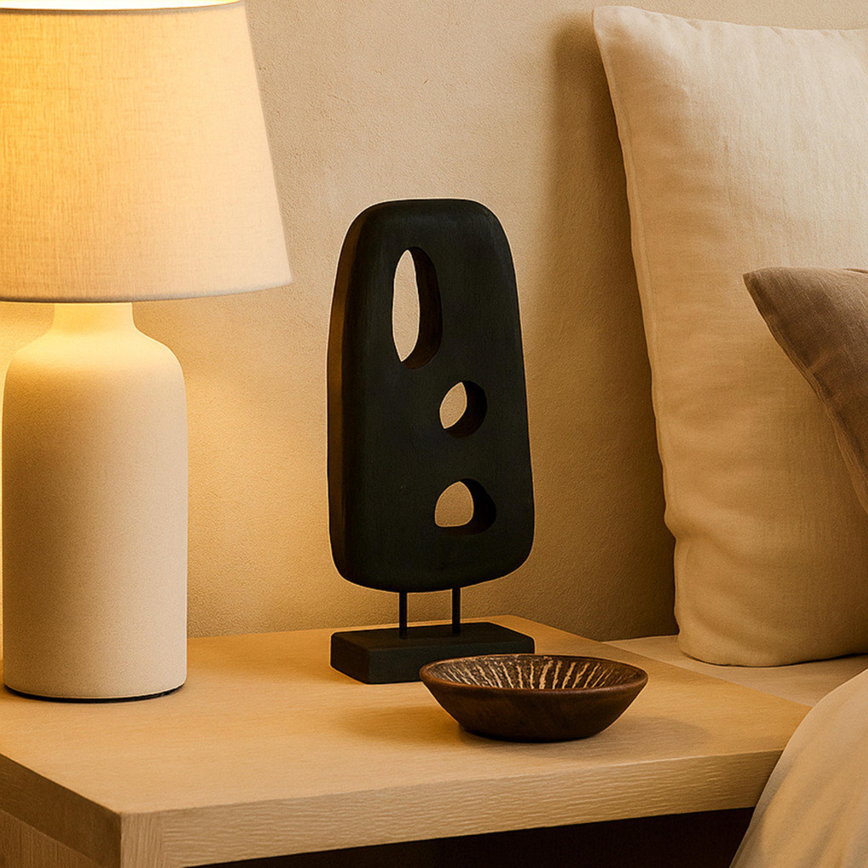 Maria Homes Modern Black Wooden Abstract Cut-Out Sculpture-household-decor-decorativeobjectsandsculptures-image-4