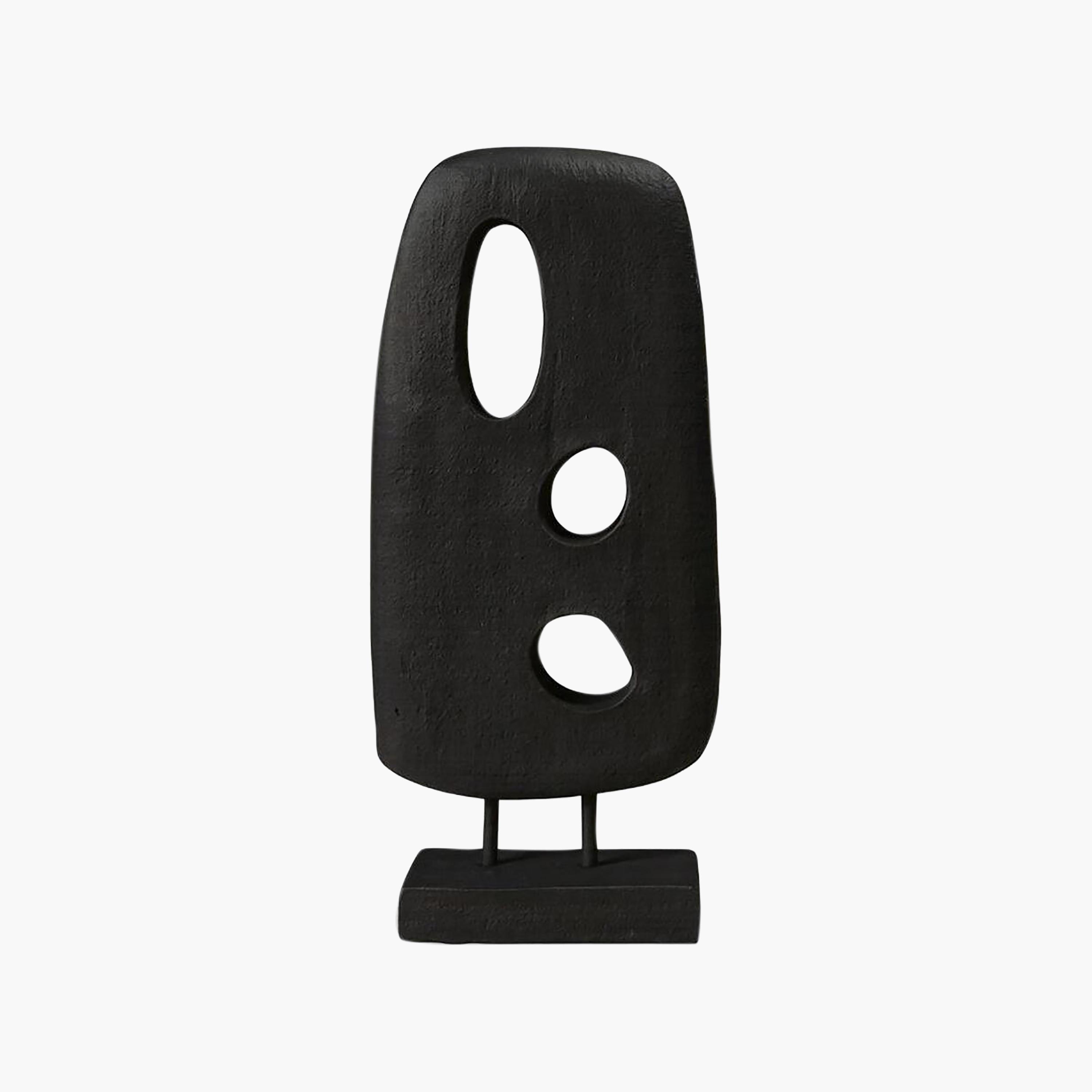 Maria Homes Modern Black Wooden Abstract Cut-Out Sculpture-household-decor-decorativeobjectsandsculptures-image-6