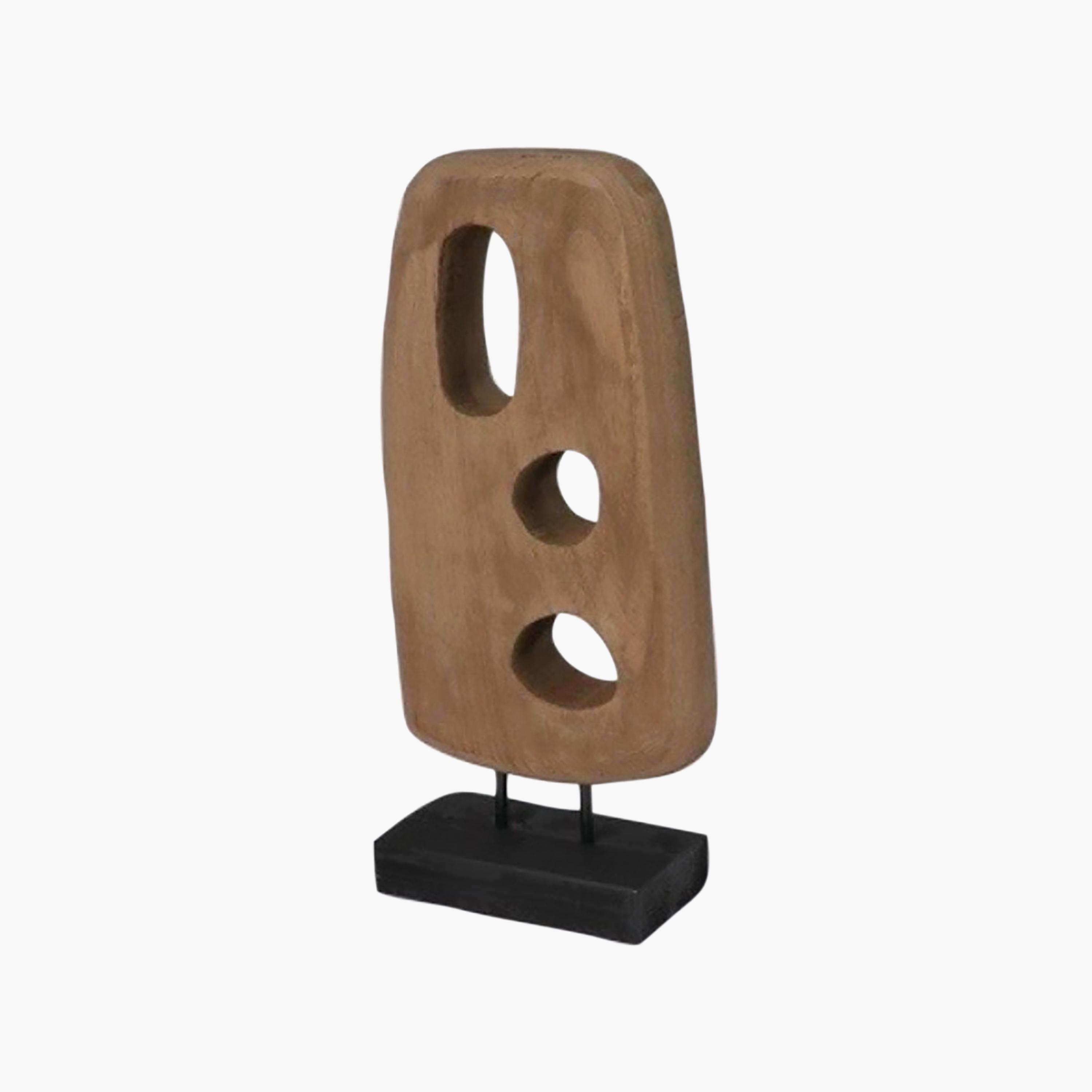 منحوتة خشبية سوداء بتصميم عصري وتفاصيل مفرغة تجريدية من ماريا هومز-household-decor-decorativeobjectsandsculptures-image-6