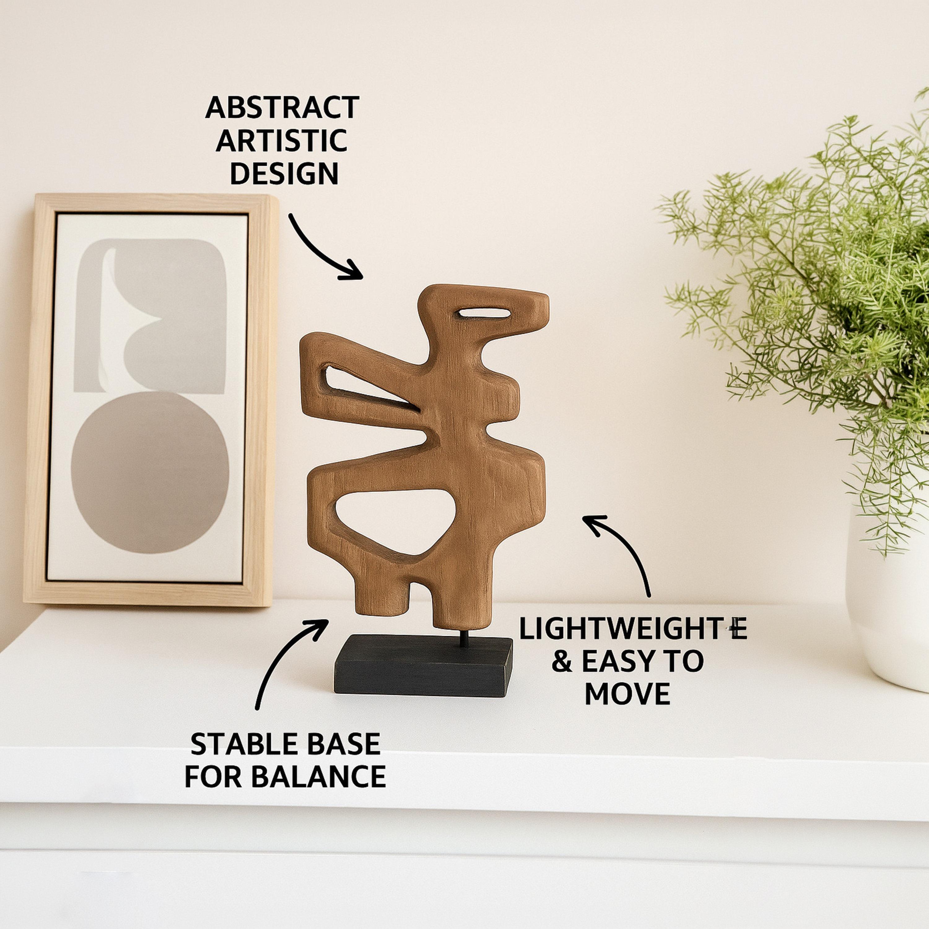 منحوتة تجريدية خشبية سوداء بتصميم عصري من ماريا هومز-household-decor-decorativeobjectsandsculptures-image-5