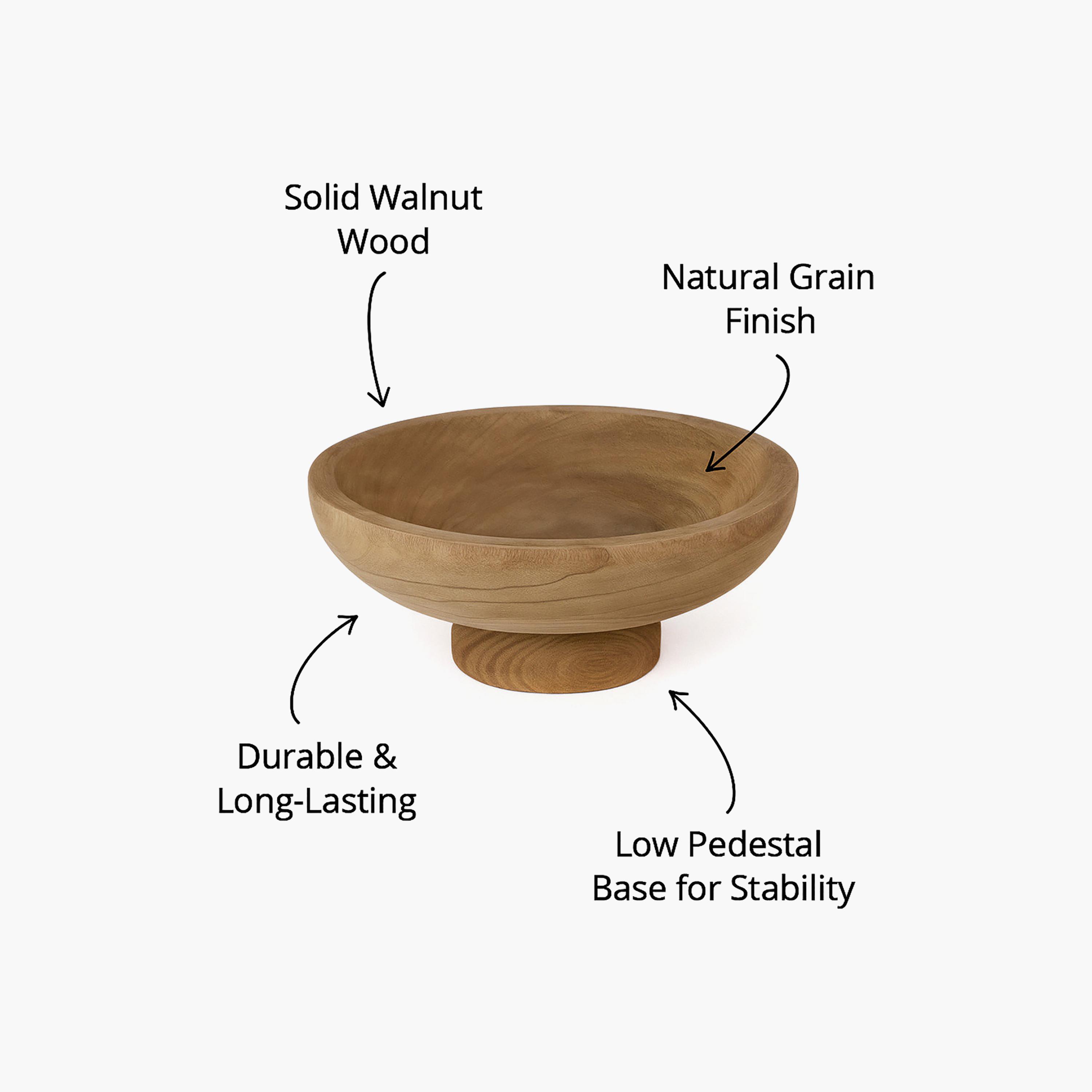 وعاء ديكور خشبي أسود عصري من ماريا هومز-household-decor-vasesandbowls-image-5