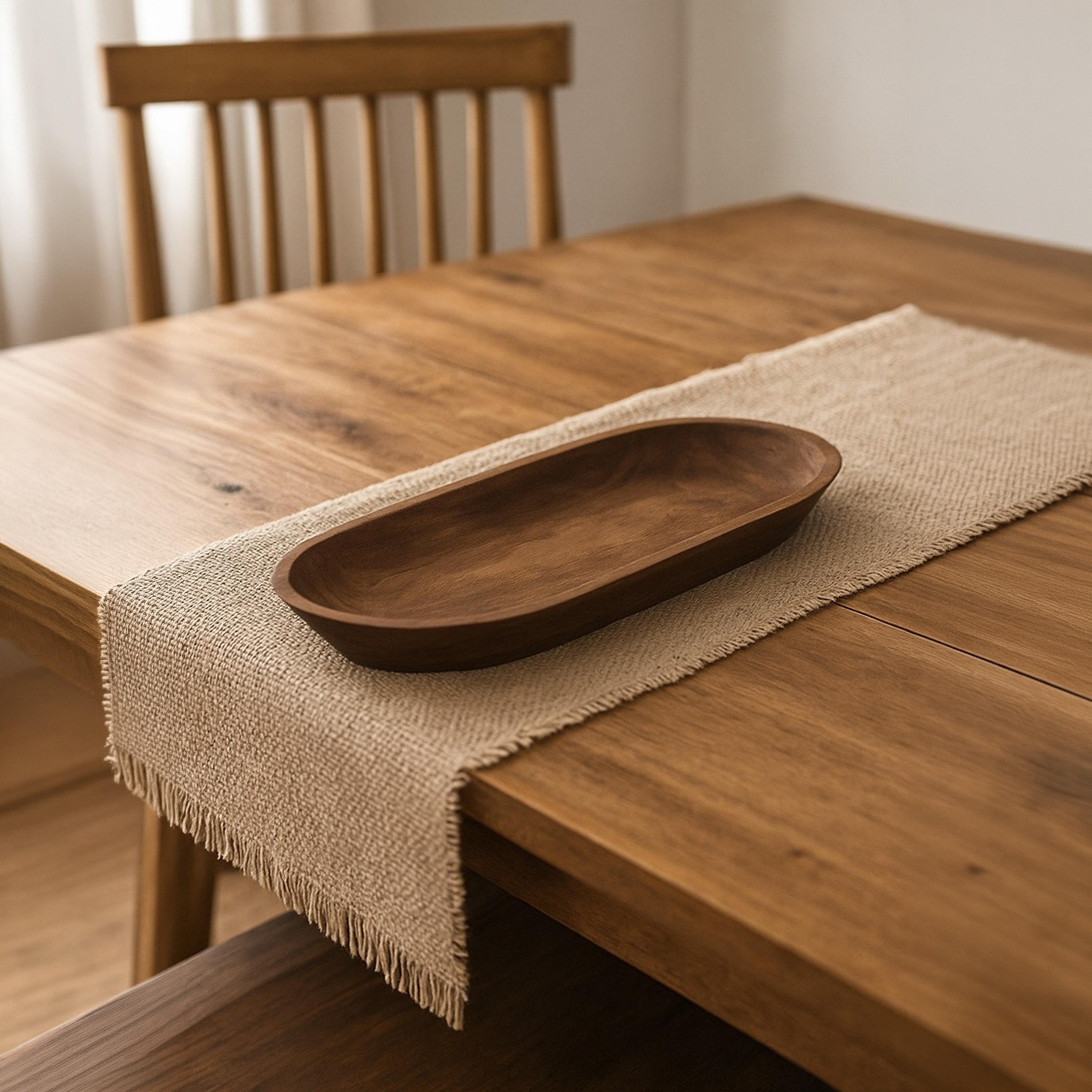صينية تقديم ديكور خشبية مستطيلة الشكل سوداء عصرية من ماريا هومز-household-decor-boxesandtrays-image-4