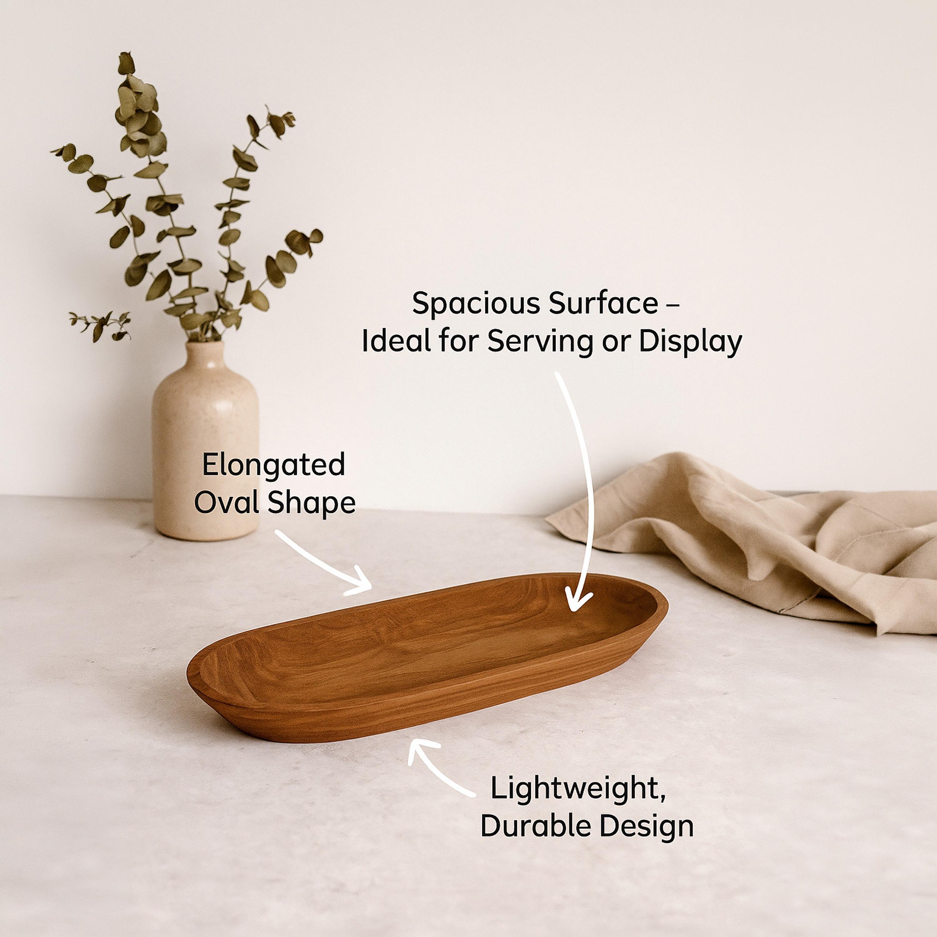 صينية تقديم ديكور خشبية مستطيلة الشكل سوداء عصرية من ماريا هومز-household-decor-boxesandtrays-image-5