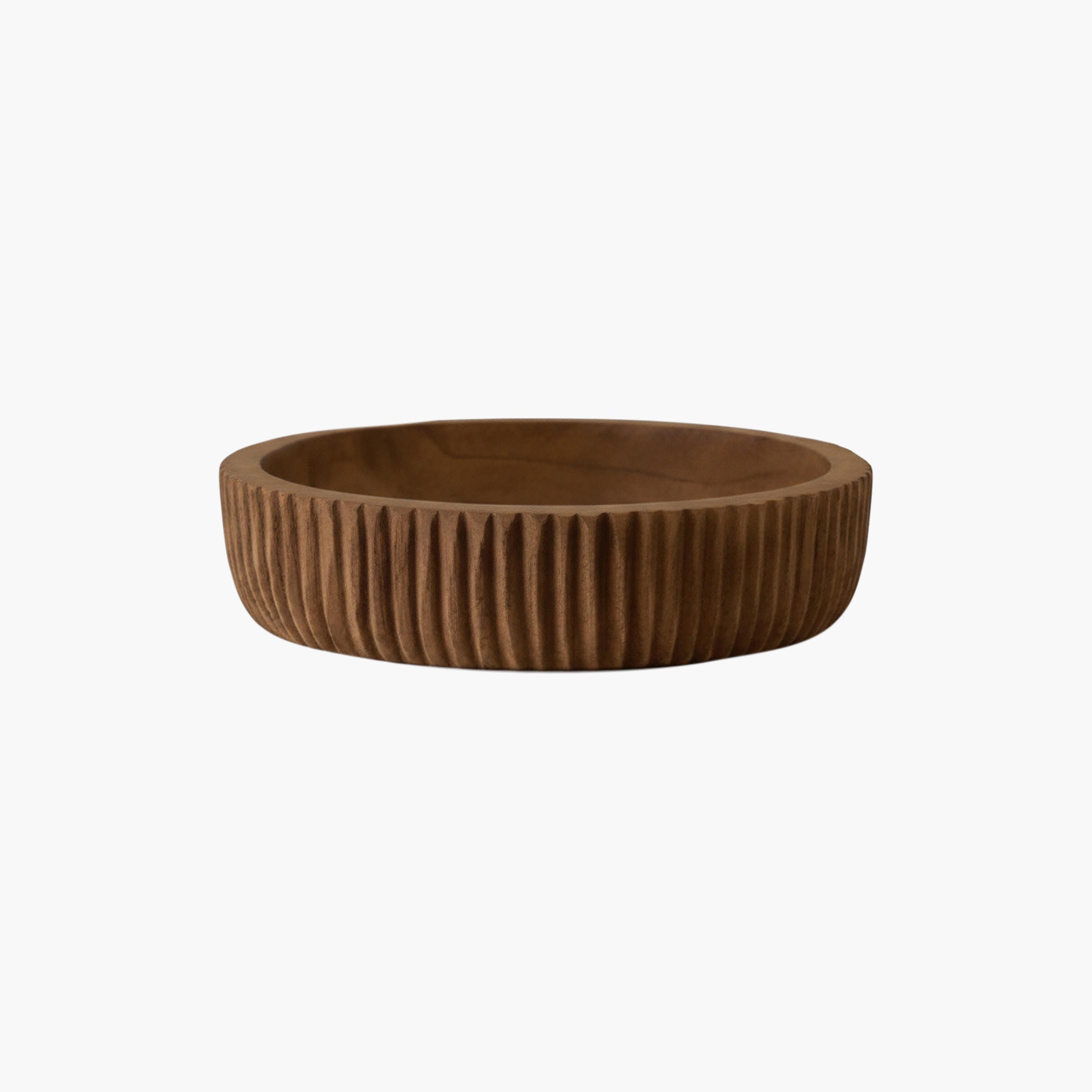 وعاء ديكور خشبي أسود عصري من ماريا هومز-household-decor-vasesandbowls-image-6