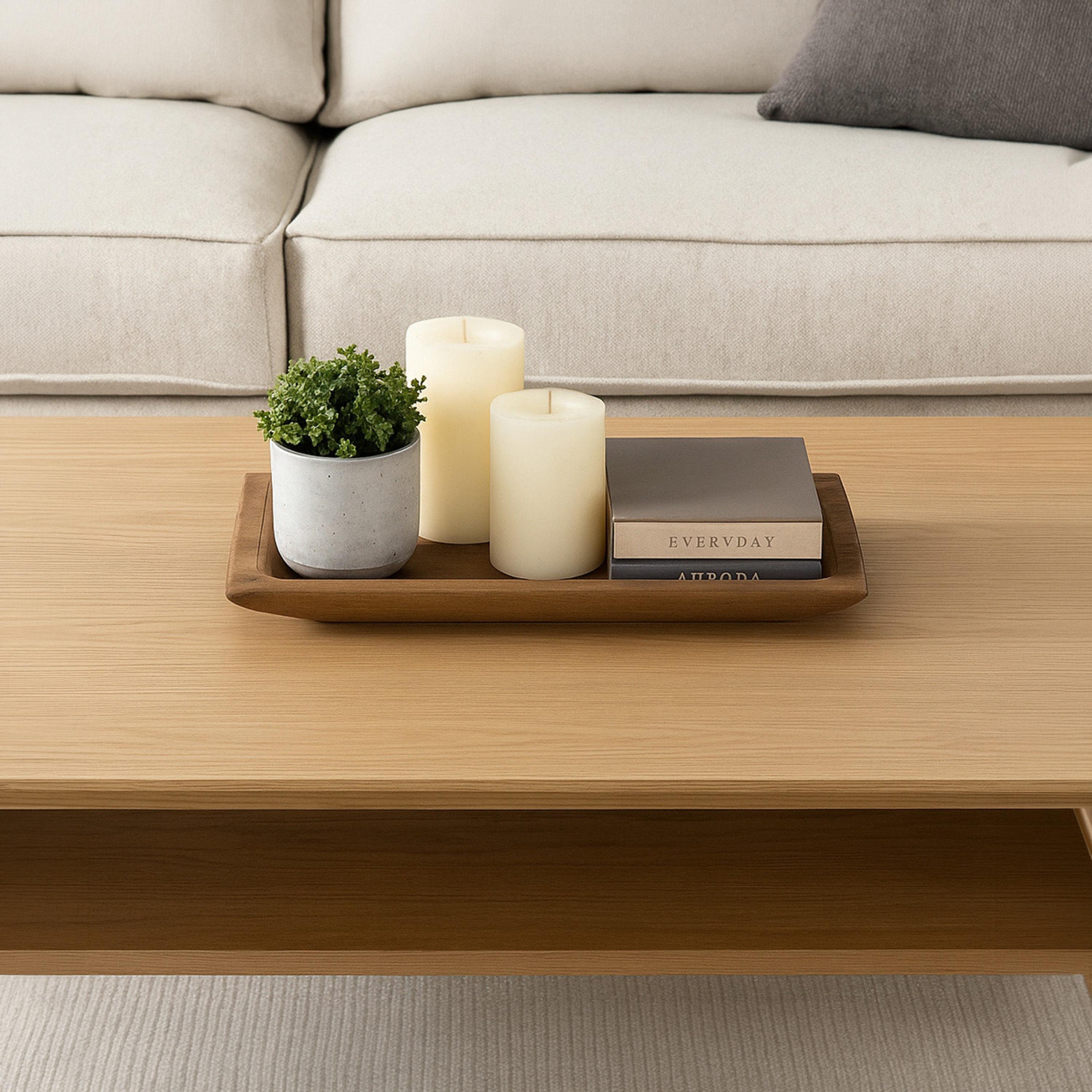 صينية تقديم ديكور مستطيلة خشبية سوداء بتصميم عصري من ماريا هومز-household-decor-boxesandtrays-image-3