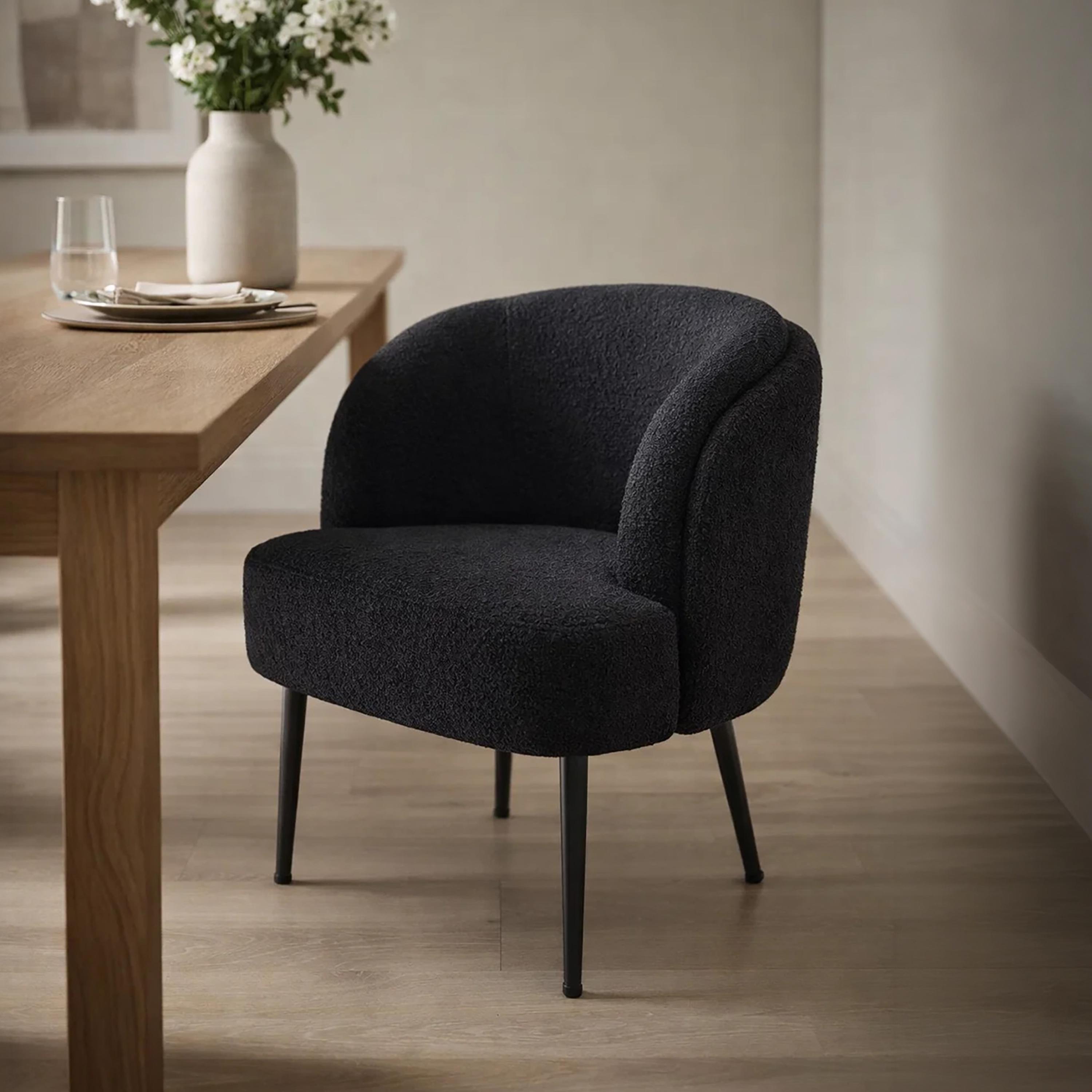 Maria Homes Curved Arm Chair-furniture-sofaandseating-armchairs-image-1
