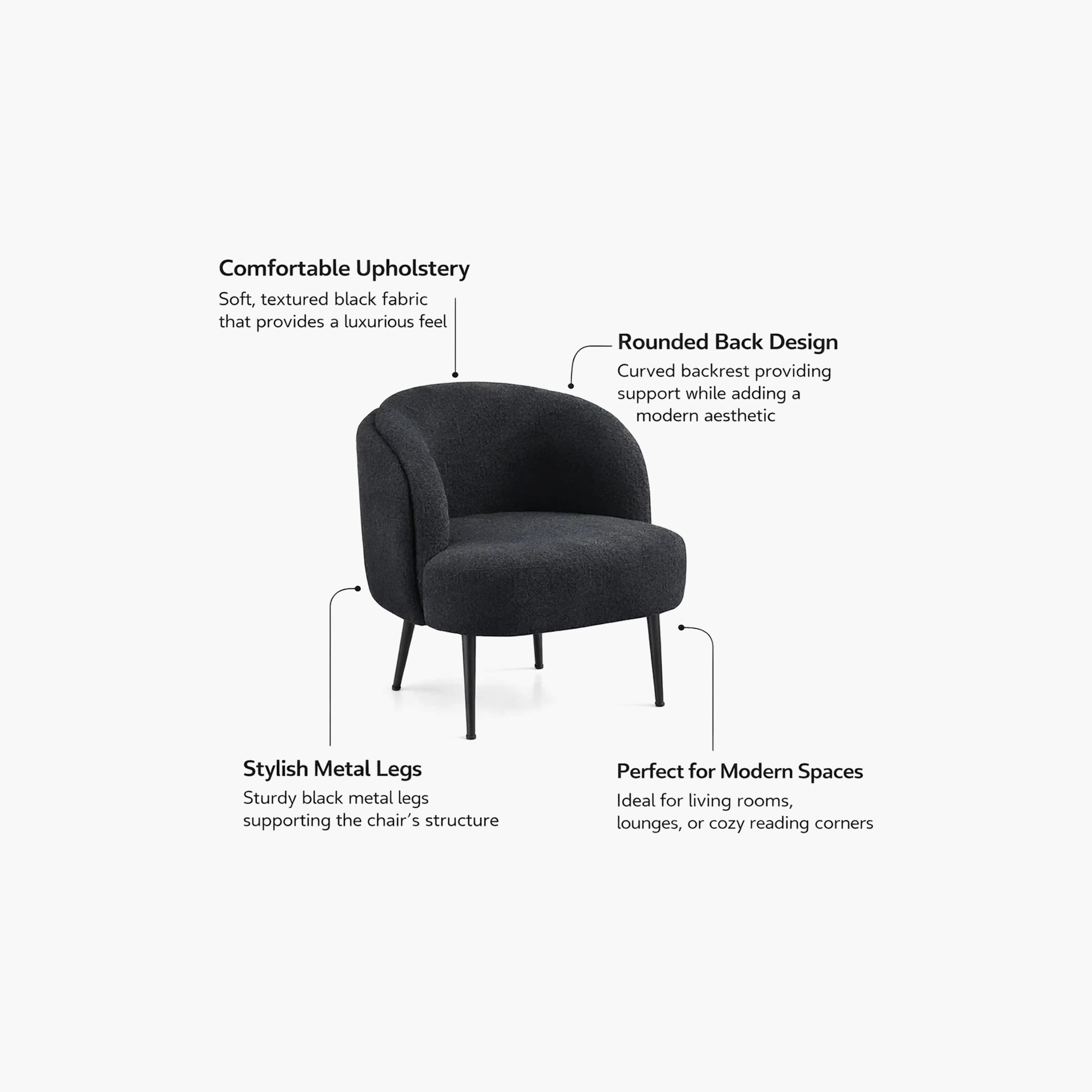 Maria Homes Curved Arm Chair-furniture-sofaandseating-armchairs-image-4