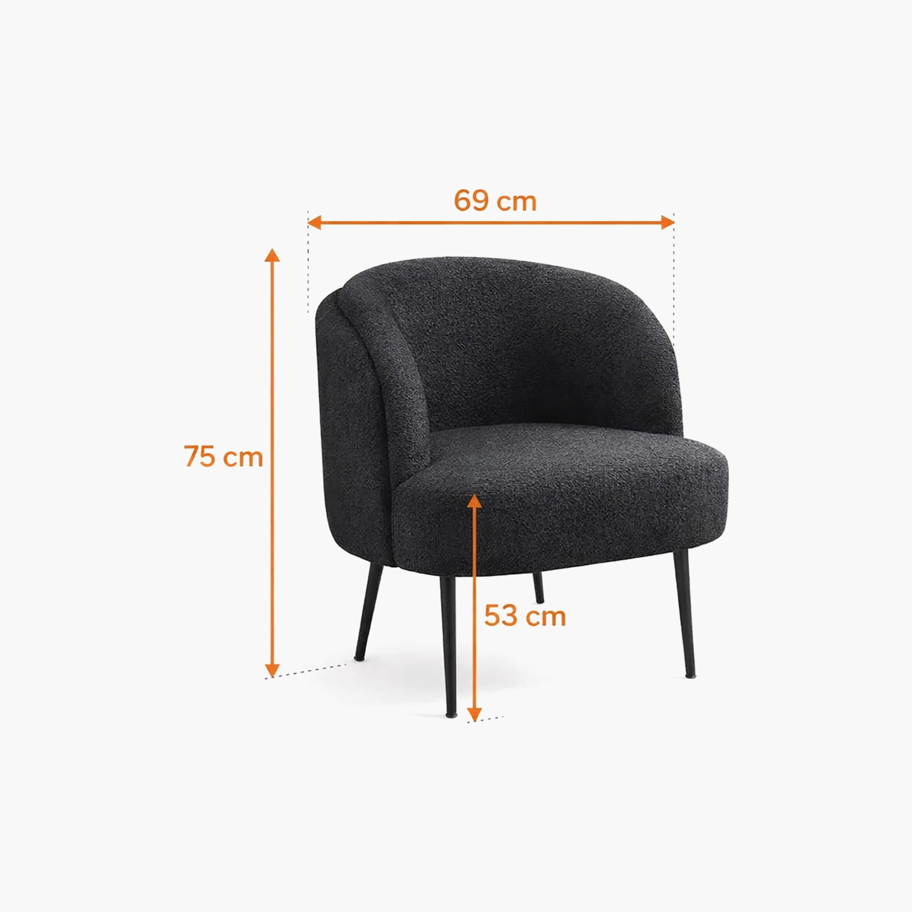 Maria Homes Curved Arm Chair-furniture-sofaandseating-armchairs-image-6