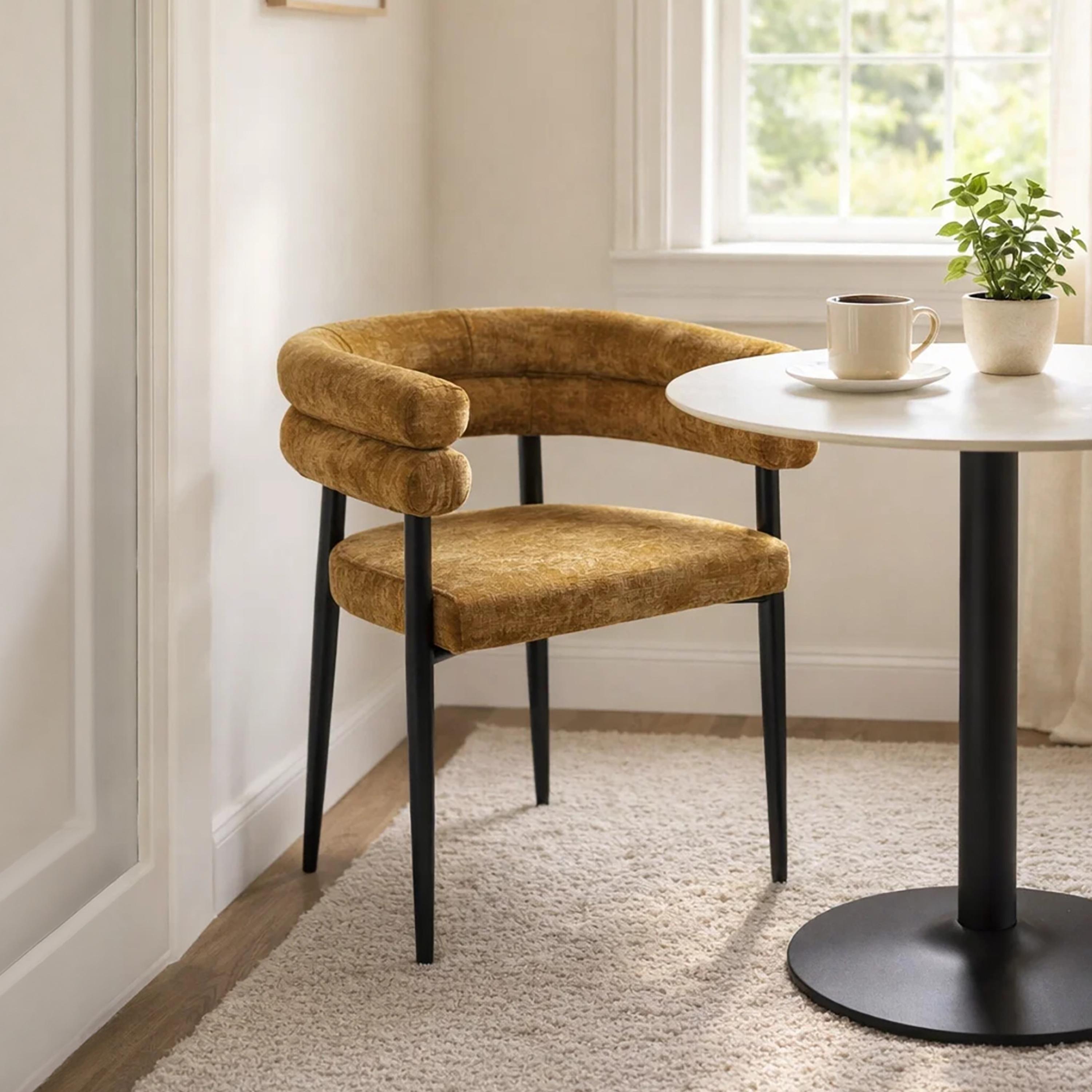 Maria Homes Curved Arm Chair-furniture-sofaandseating-armchairs-image-2