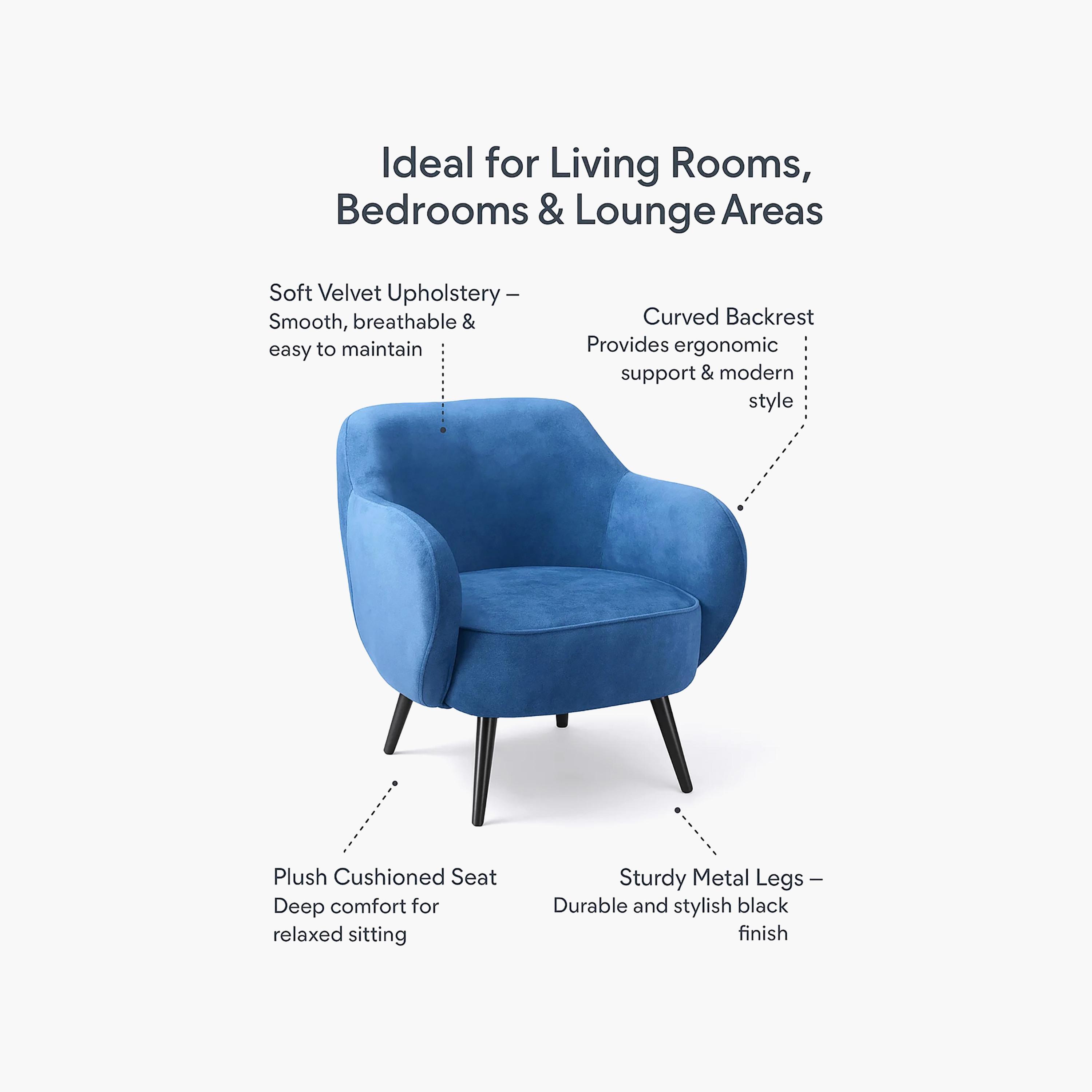 Maria Homes Padded Arm Chair-furniture-sofaandseating-armchairs-image-4