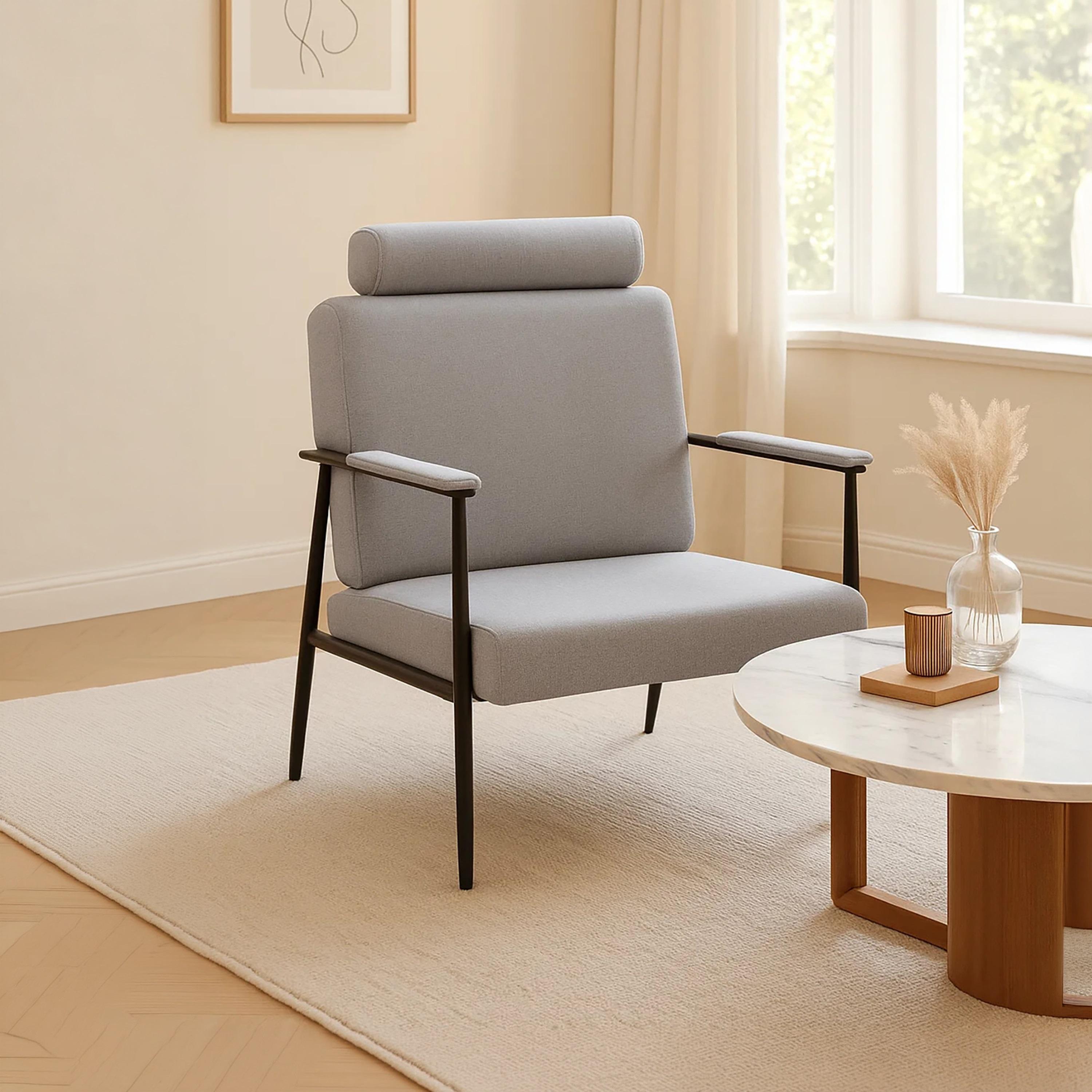 Maria Homes Padded Arm Chair-furniture-sofaandseating-armchairs-image-1