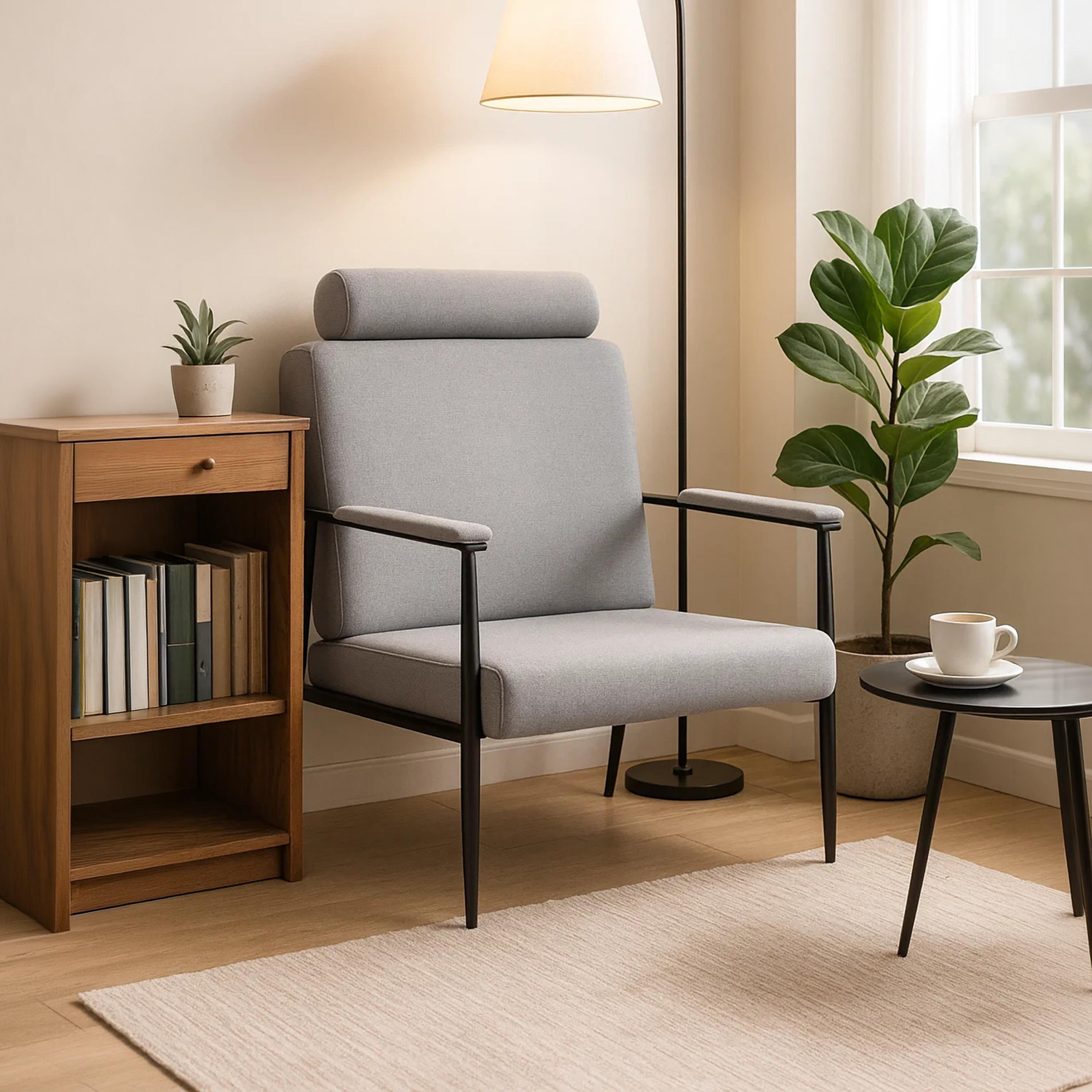 Maria Homes Padded Arm Chair-furniture-sofaandseating-armchairs-image-2