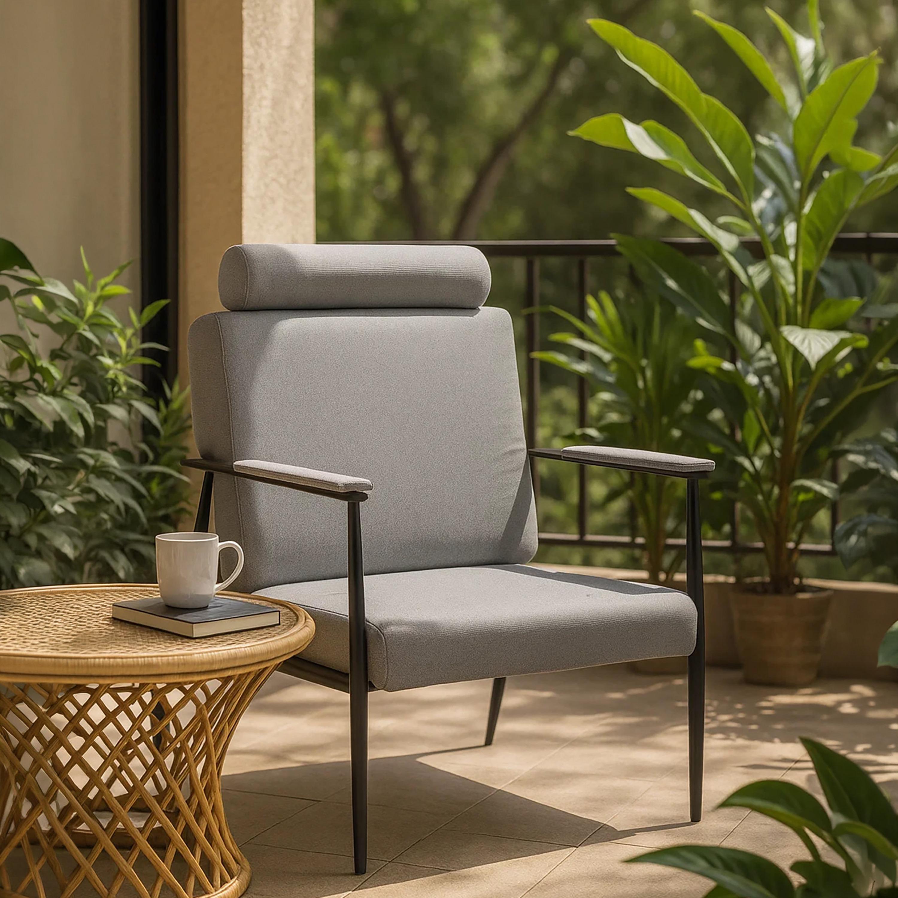 Maria Homes Padded Arm Chair-furniture-sofaandseating-armchairs-image-3